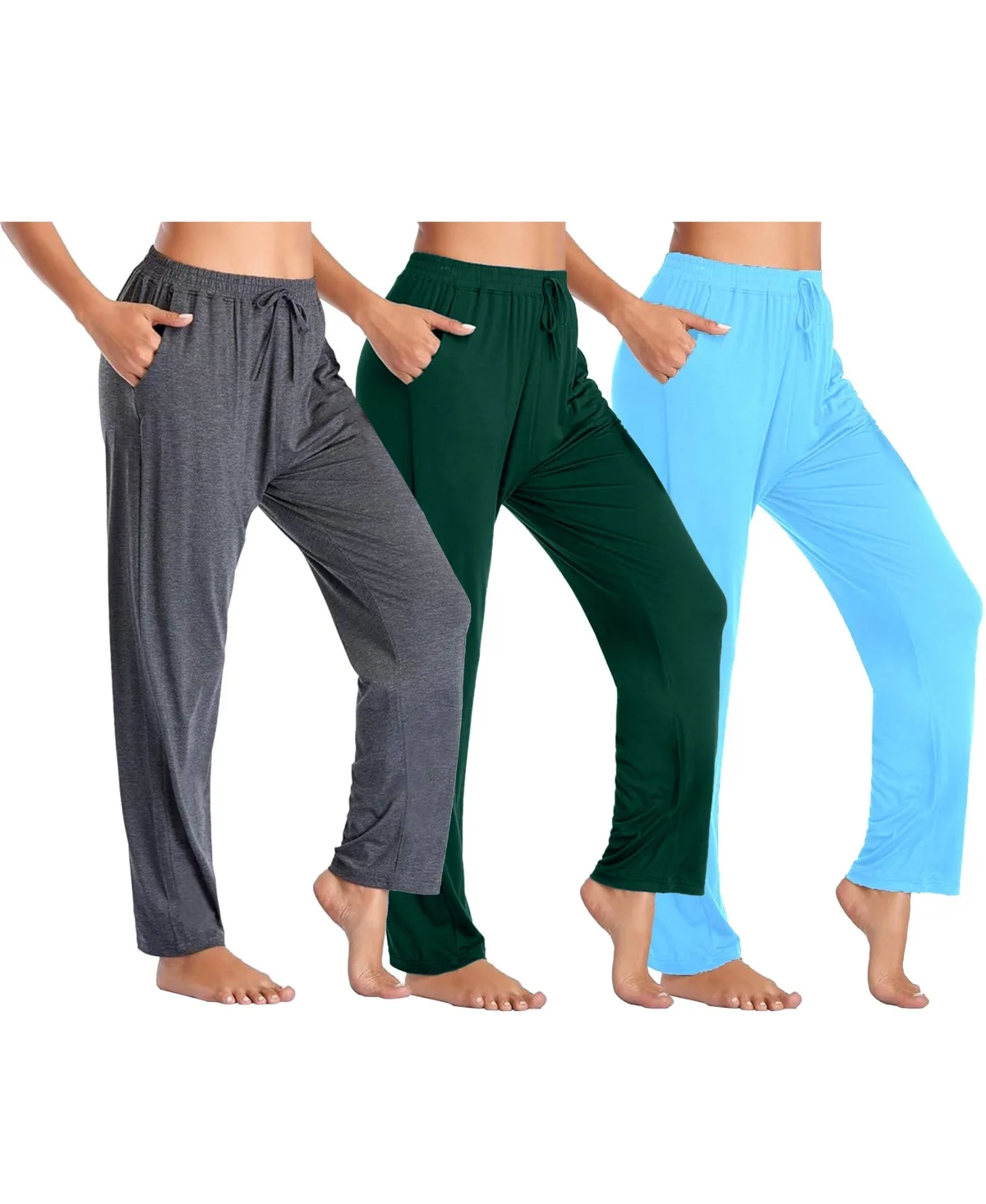 Loose Fit Classic Lounge Pants 3-Pack by Blue Ice