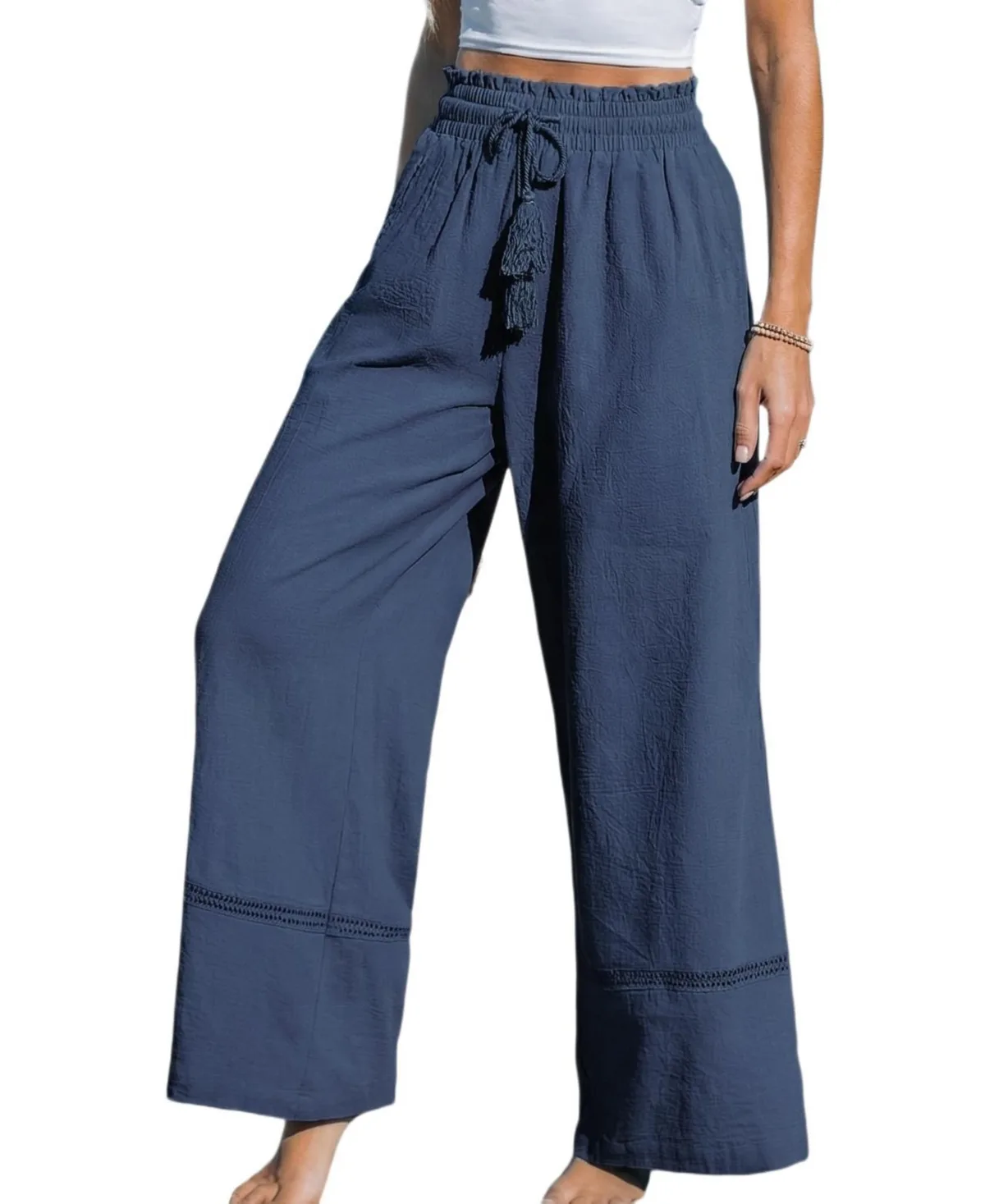 Tranquil Bay Pants by Cupshe