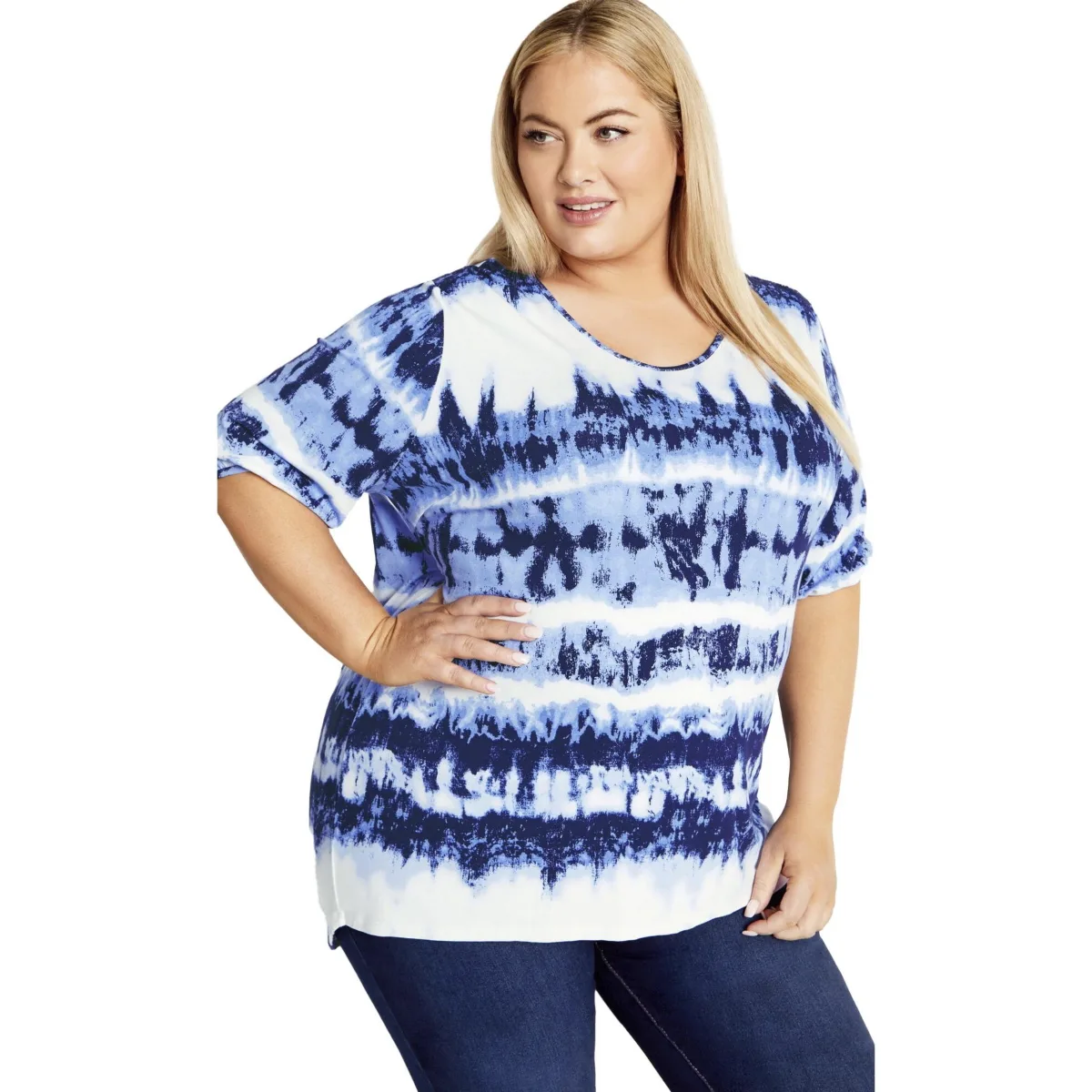 Leila Print Top by Avenue