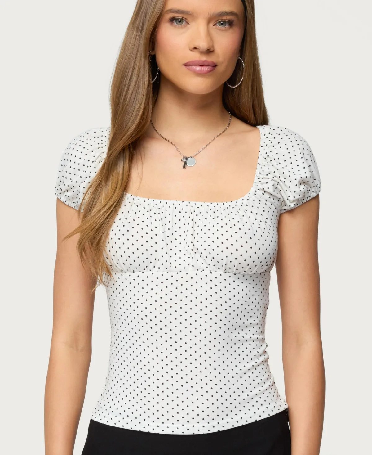 Stefania Polka Dot Top by Edikted