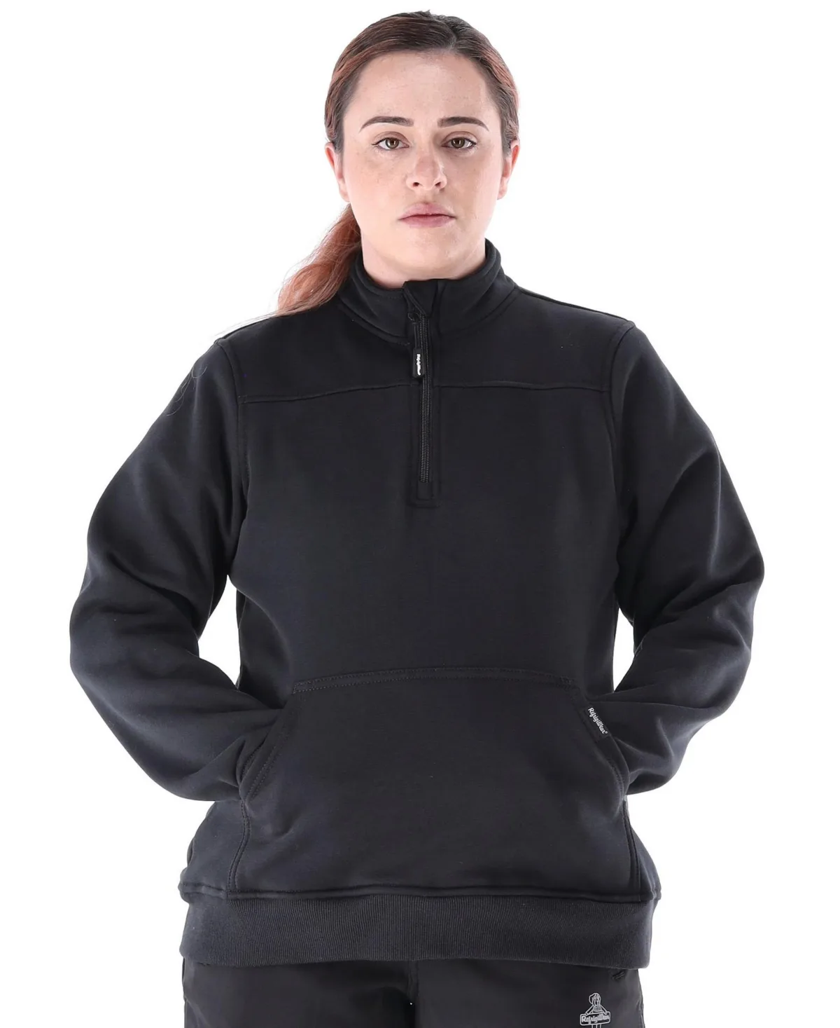 Quarter-Zip Fleece Sweatshirt - Insulated Work Pullover with Thermal Comfort by Refrigiwear