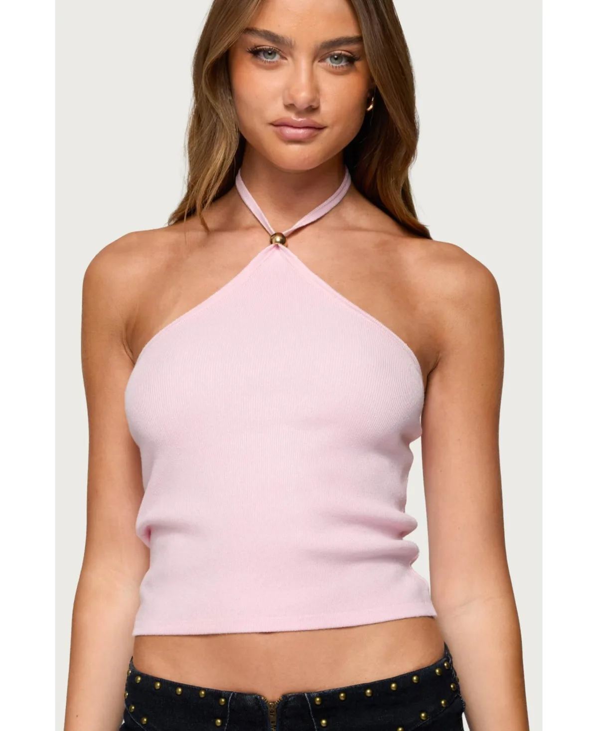 Hollis Knit Halter Top by Edikted