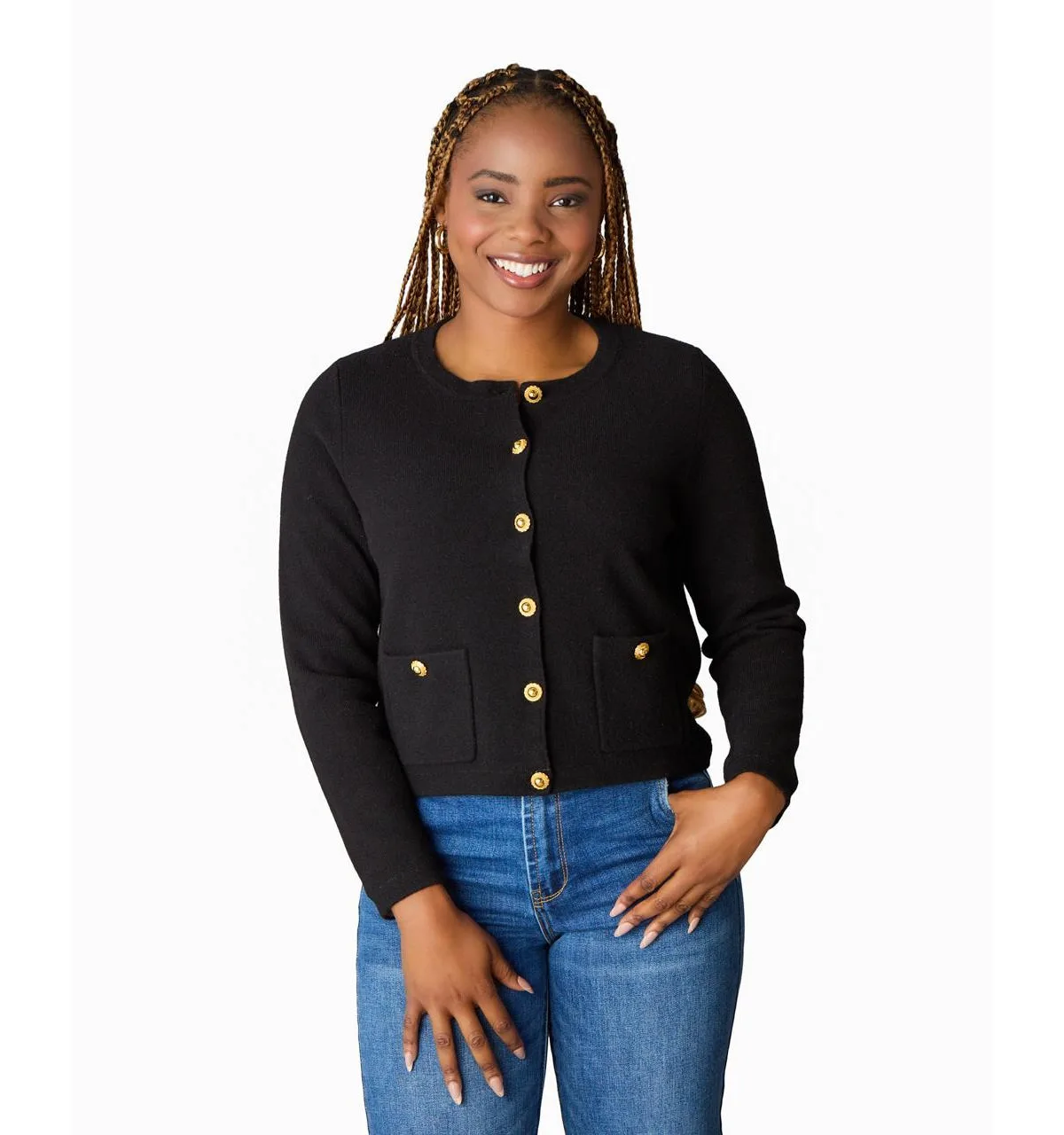 Itch-Free Merino Wool Sweater Jacket with Soft Inner Lining by Luxlined