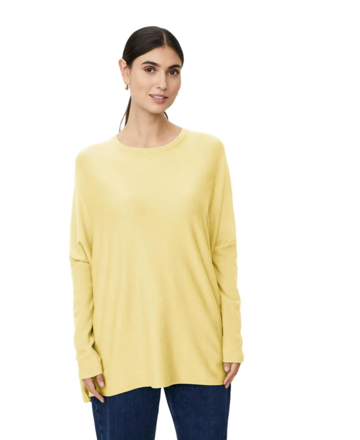Long Sleeve Round Neck Knit Sweater by Masai Copenhagen