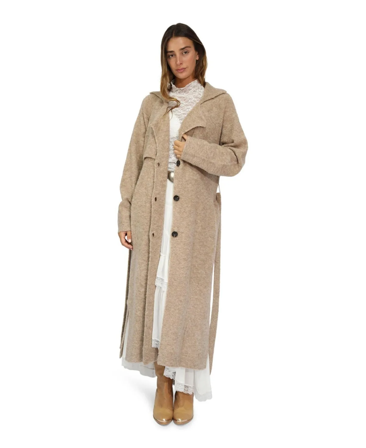 Live in Dream Maxi Trench Cardigan by Belle & Bloom