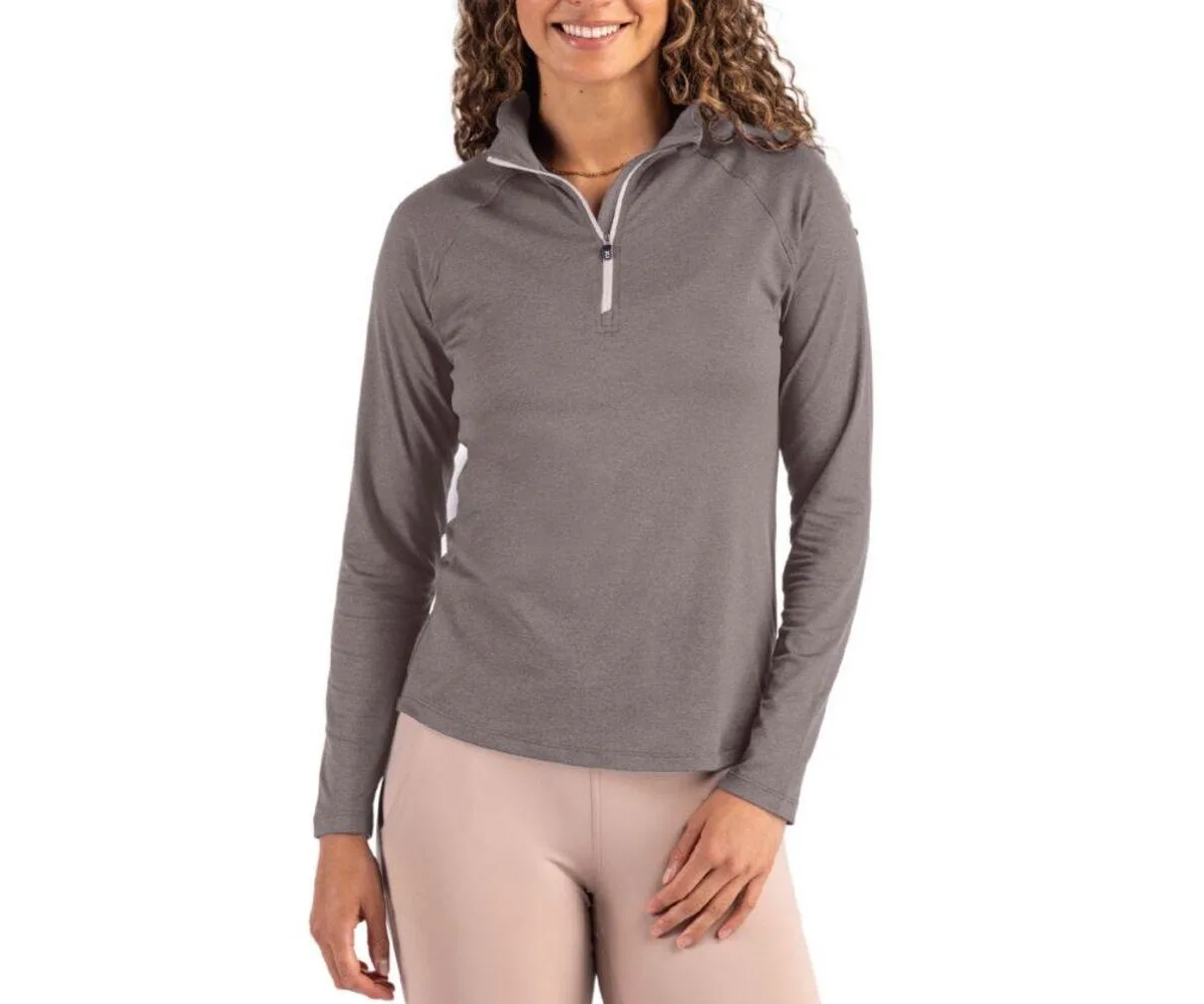 Coastline Epic Comfort Recycled Quarter Zip by Cutter & Buck