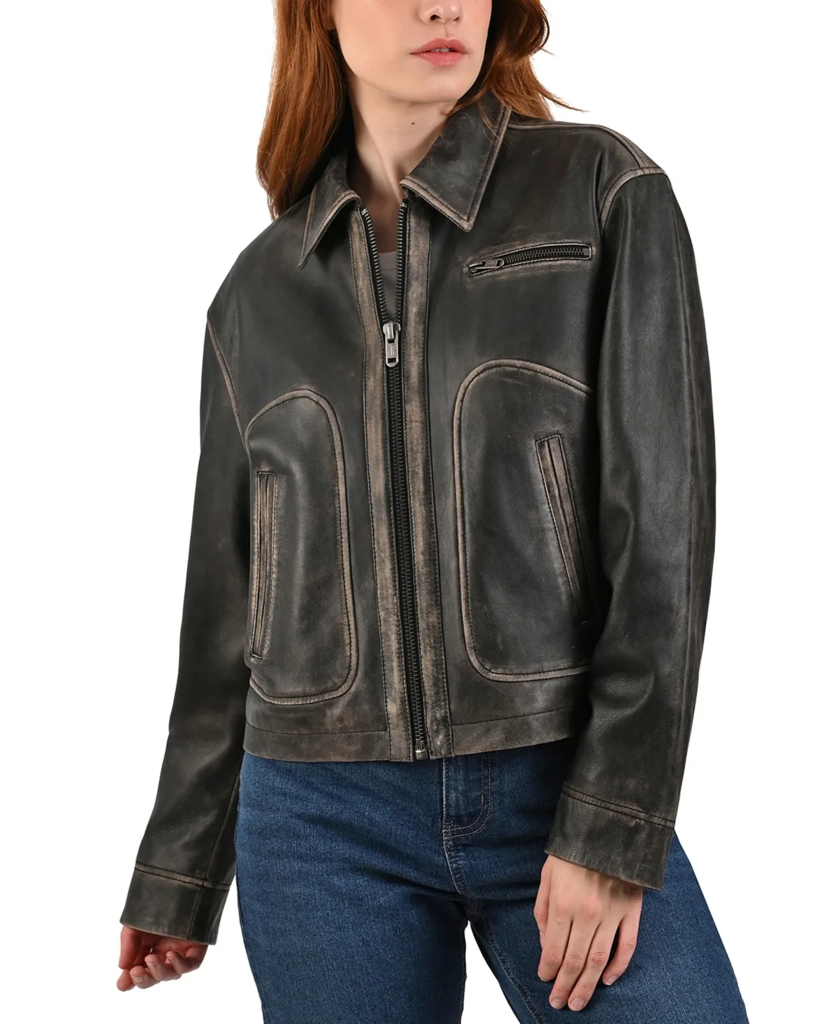 Vintage Blouson Lamb Leather Jacket by Frye