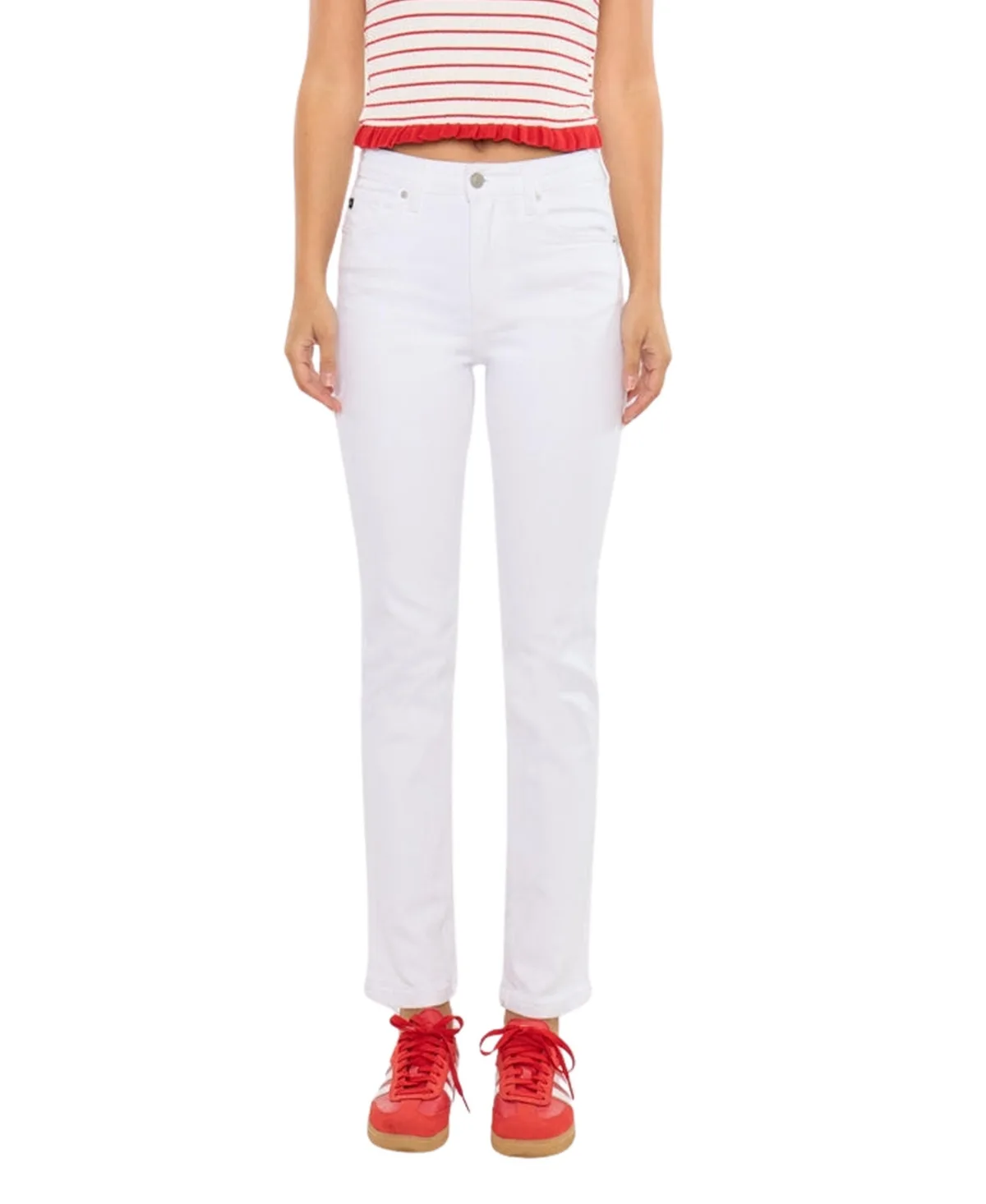 Piper High Rise Slim Straight Jeans by Kancan Essential
