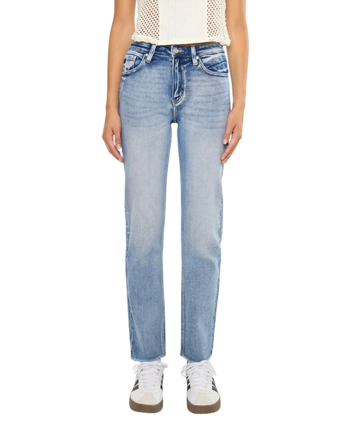 Sadie High Rise Straight Jeans by Kancan