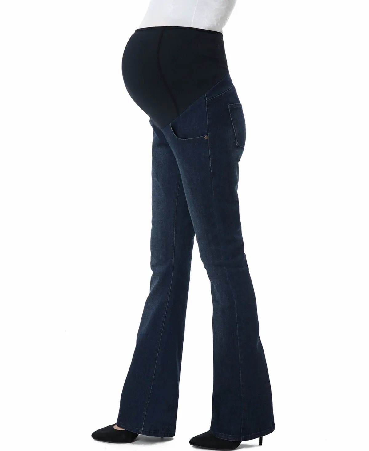 Dixie Stretch Flare Leg Denim Jeans by Kimi + Kai