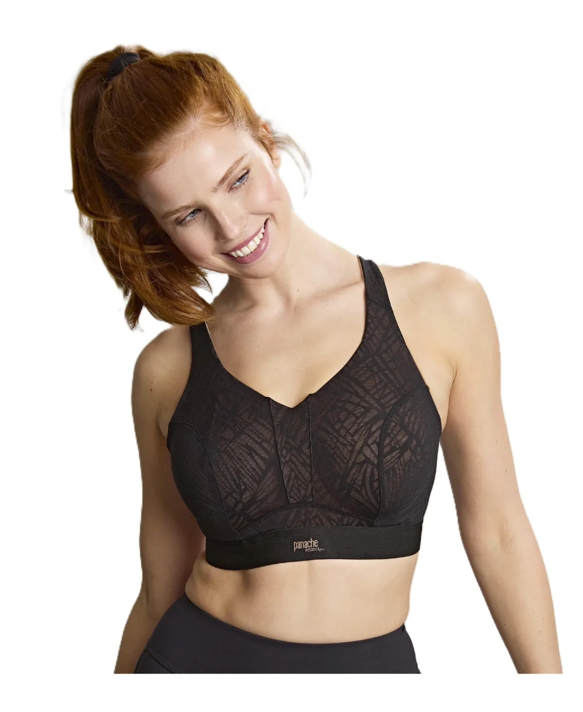 Endurance High Impact Underwire Unlined Sports Bra by Panache Lingerie