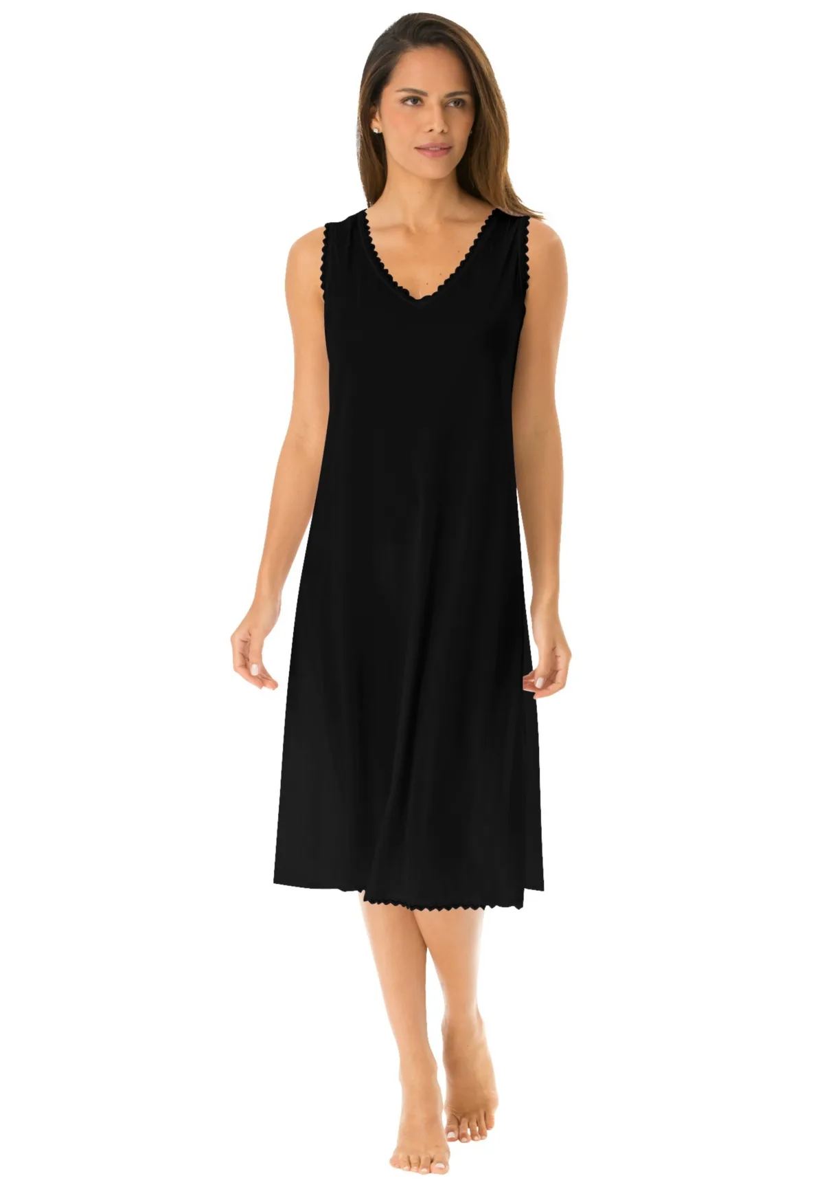 Lace-Trim Slip by Comfort Choice