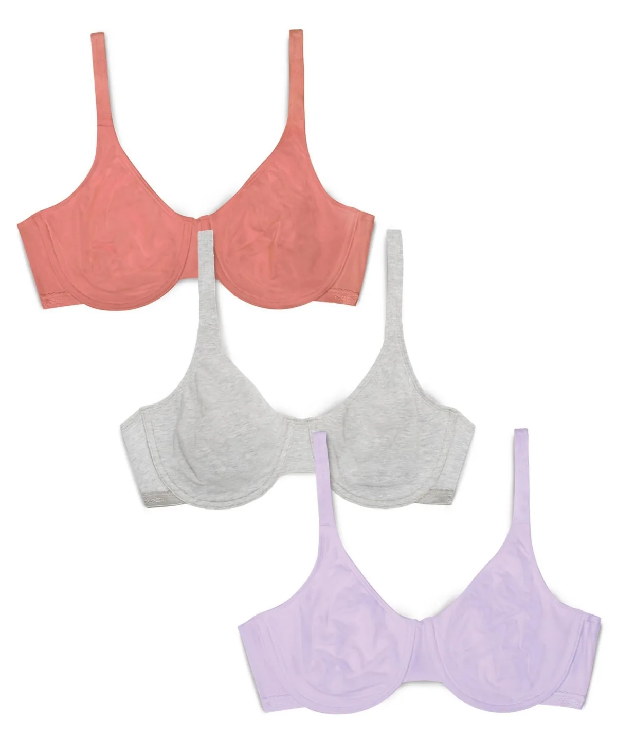 Cotton Stretch Extreme Comfort Bra, 3 Pack by Fruit Of The Loom