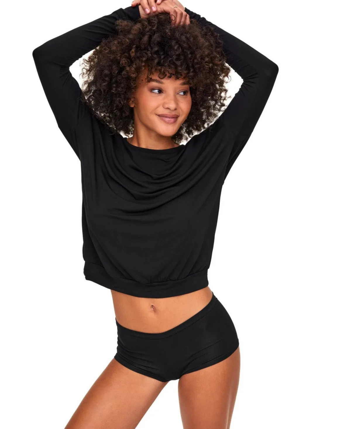 Lyanna Pajama Top & Short Pajama Set by Adore Me