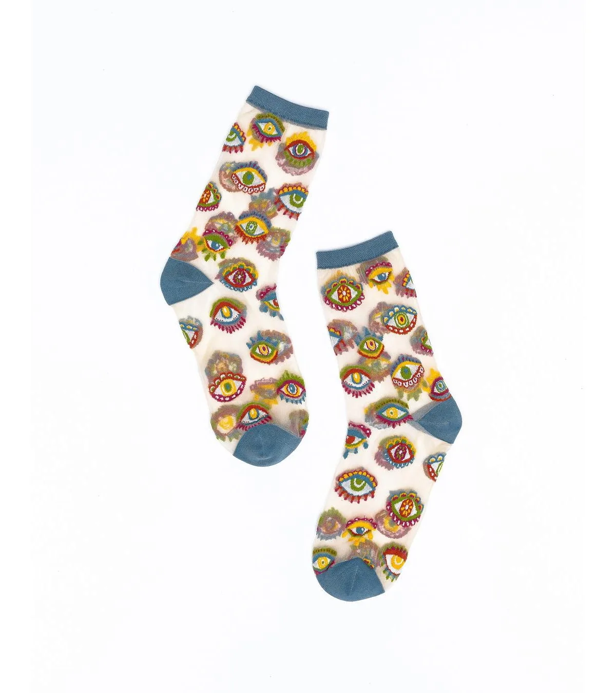 Evil Eye Sheer Sock by Sock Candy