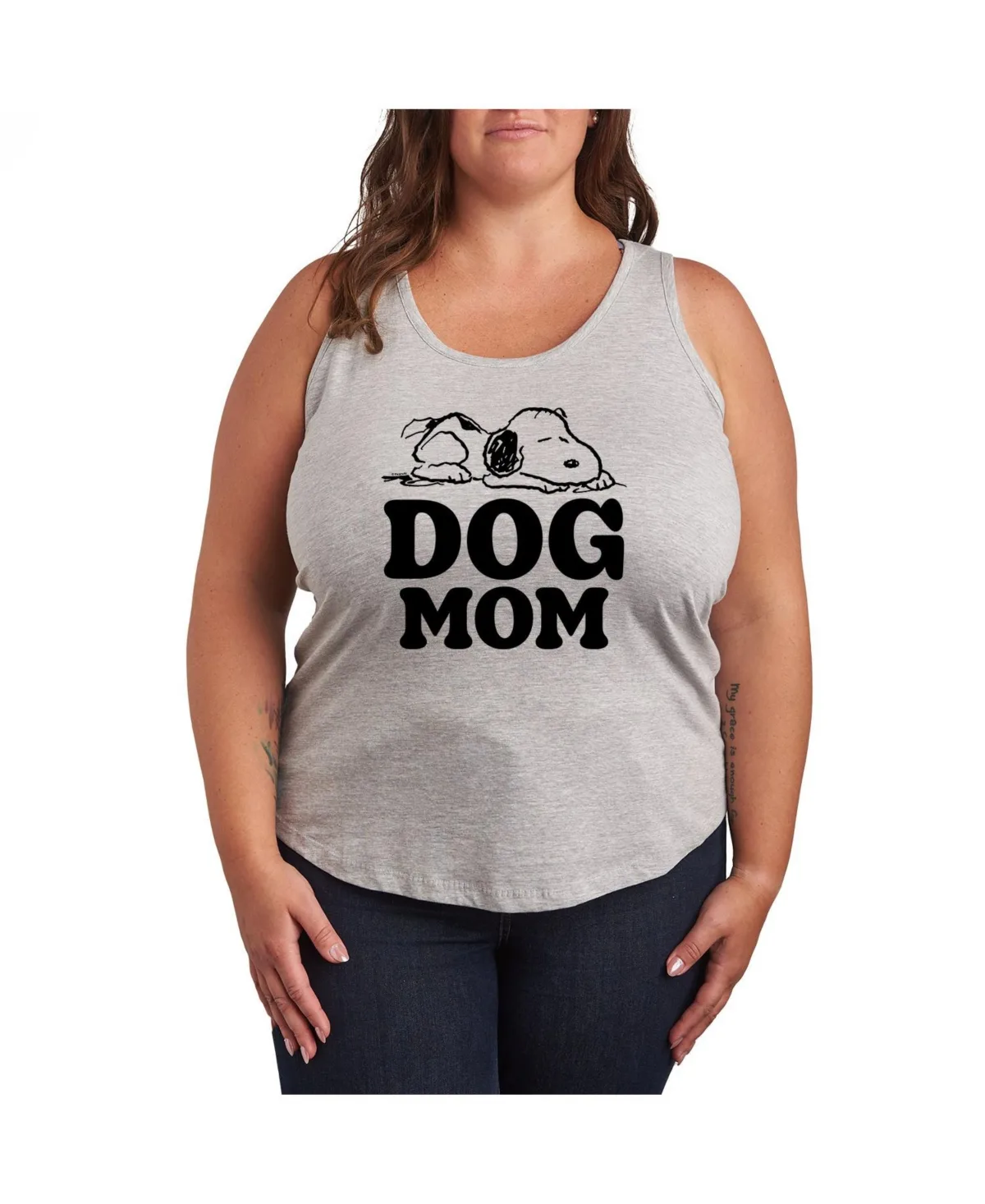Peanuts Dog Mom Graphic Tank by Hybrid Apparel