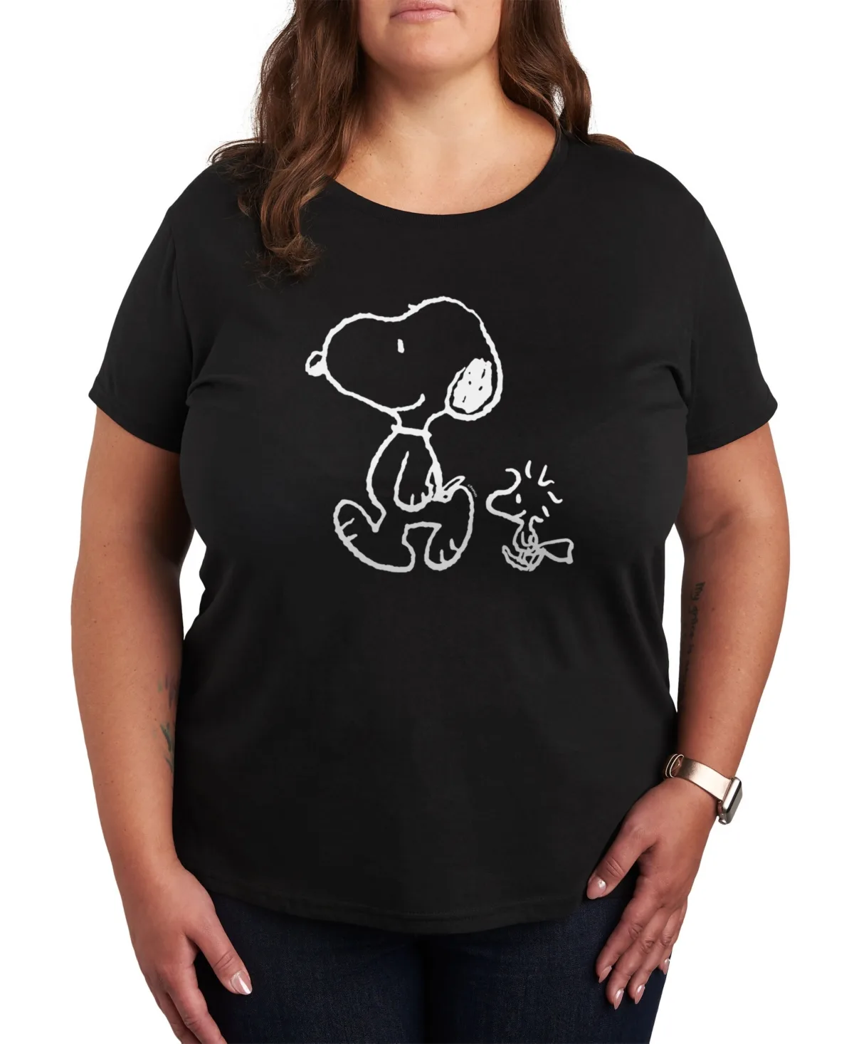 Snoopy Graphic T-Shirt by Hybrid Apparel