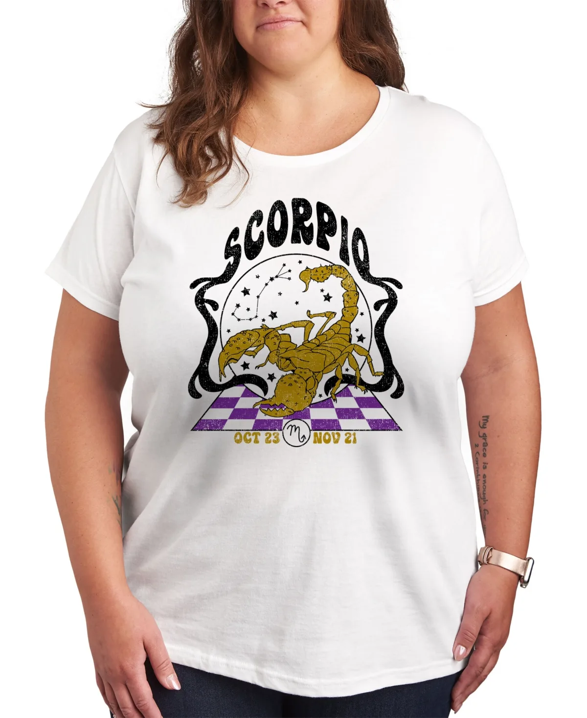Zodiac Scorpio Graphic T-Shirt by Hybrid Apparel