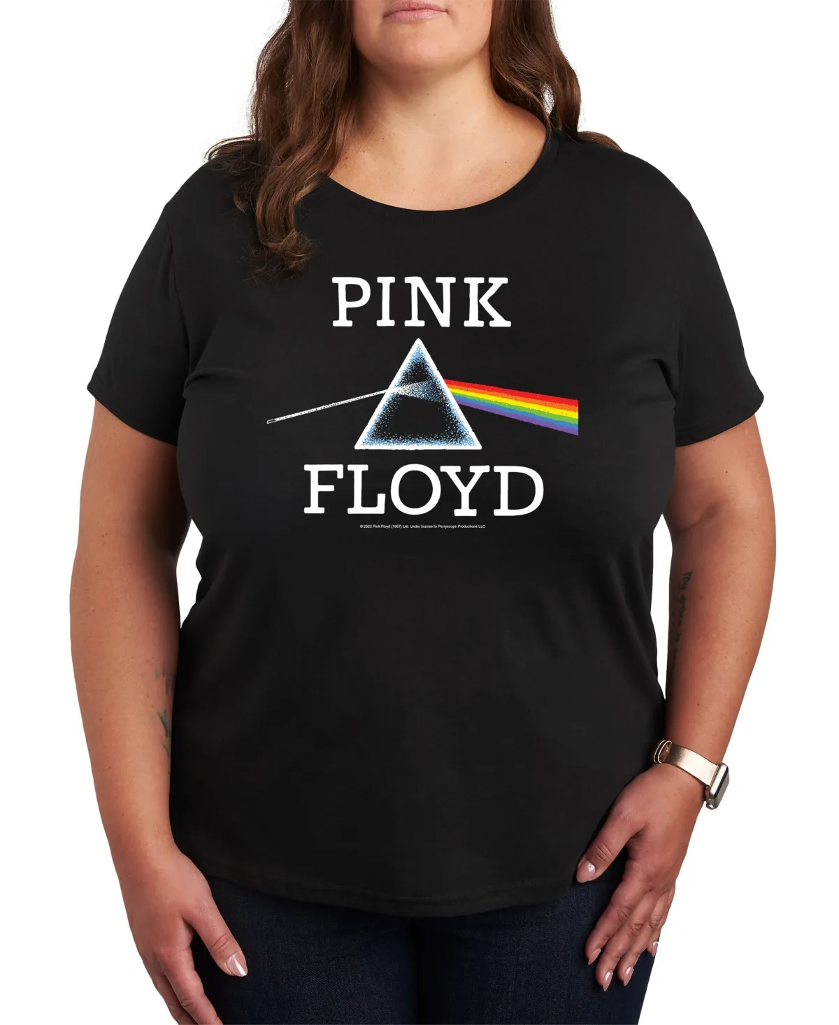 Pink Floyd Graphic Pullover T-Shirt by Hybrid Apparel