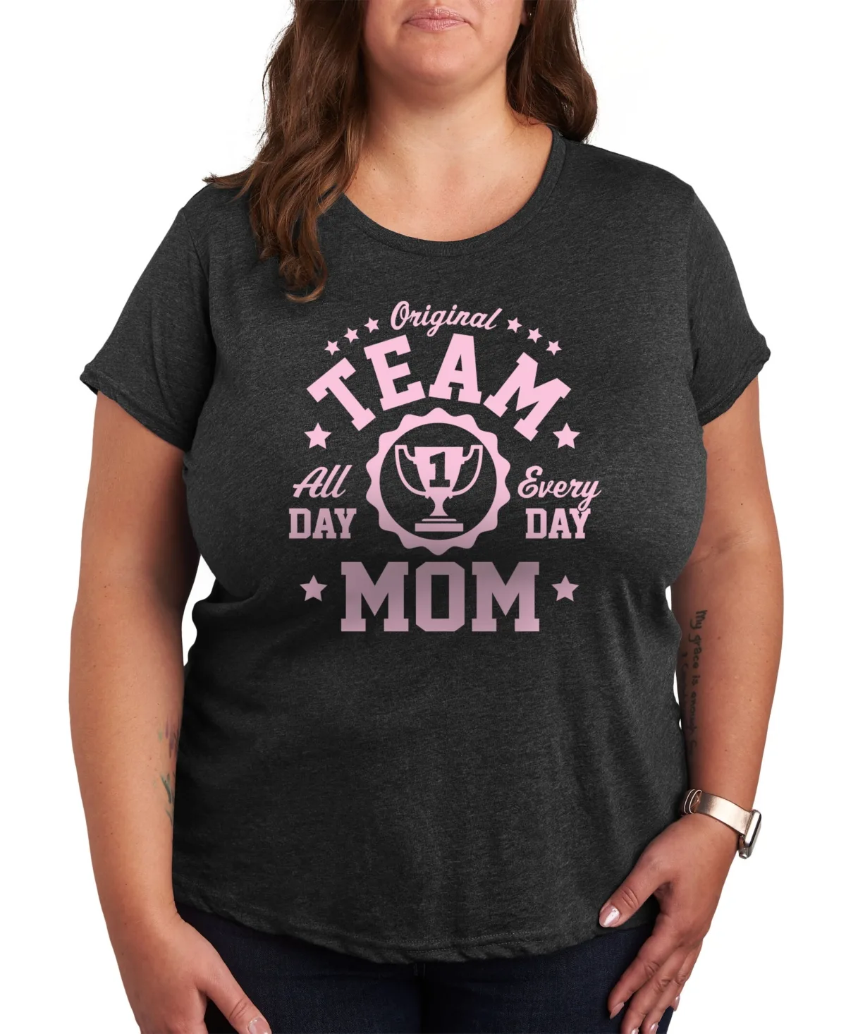 Team Mom Graphic T-Shirt by Hybrid Apparel