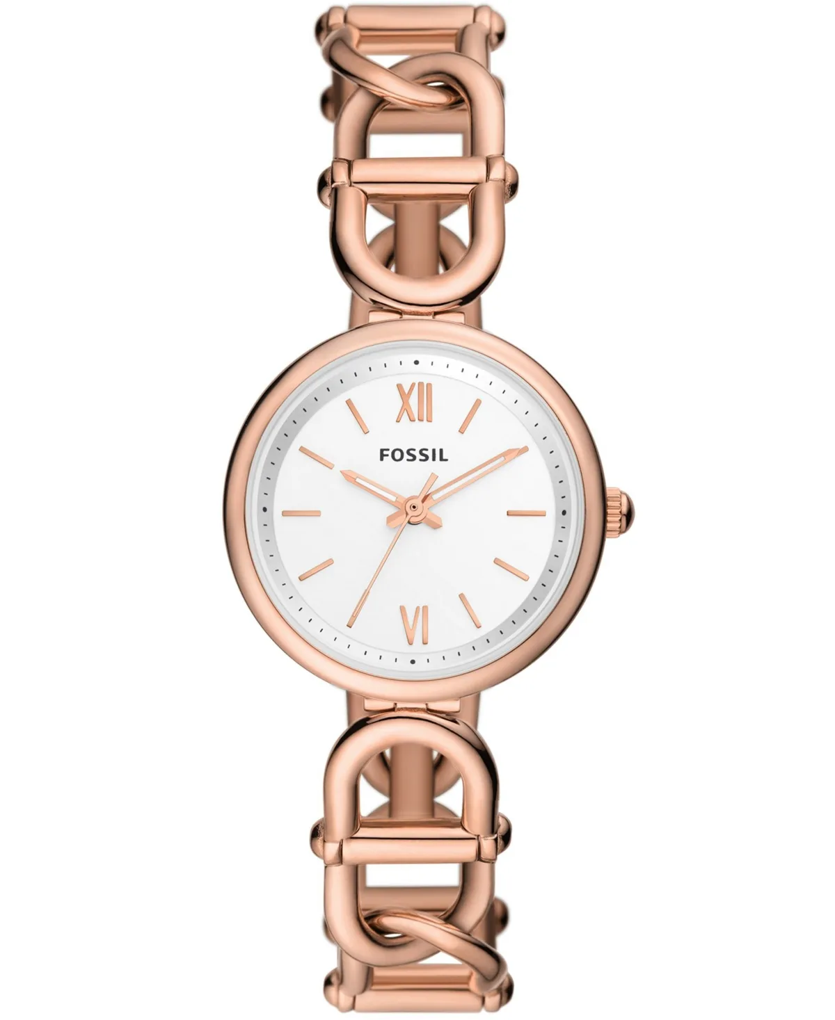 Carlie Three-Hand Rose Gold-Tone Stainless Steel Watch, 30mm