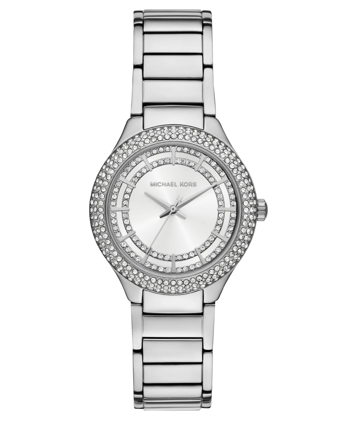 Sylvia Three-Hand Silver-Tone Stainless Steel Watch, 33mm by Michael Kors