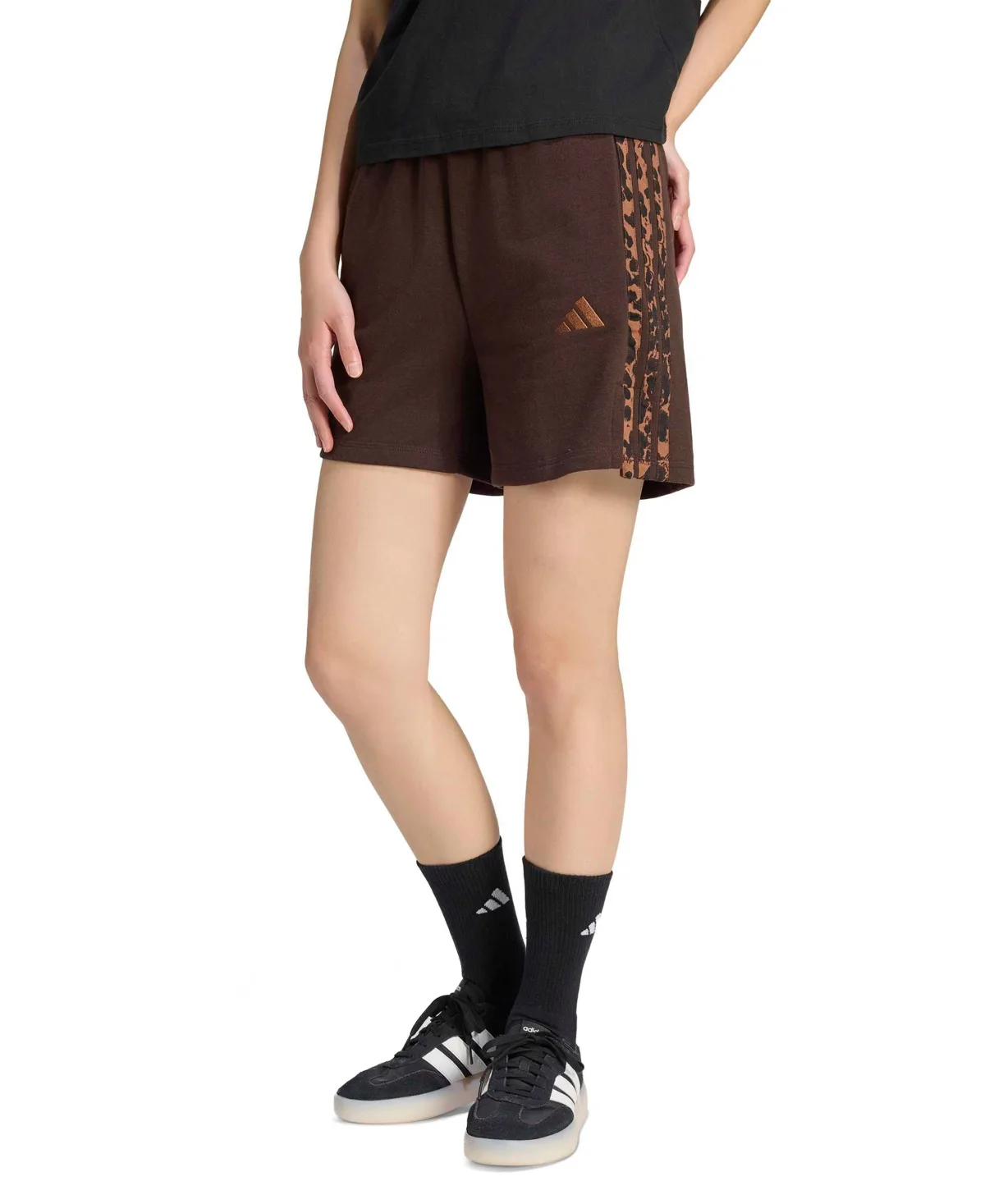 Seasonal Essentials 3-Stripes Printed Shorts by Adidas