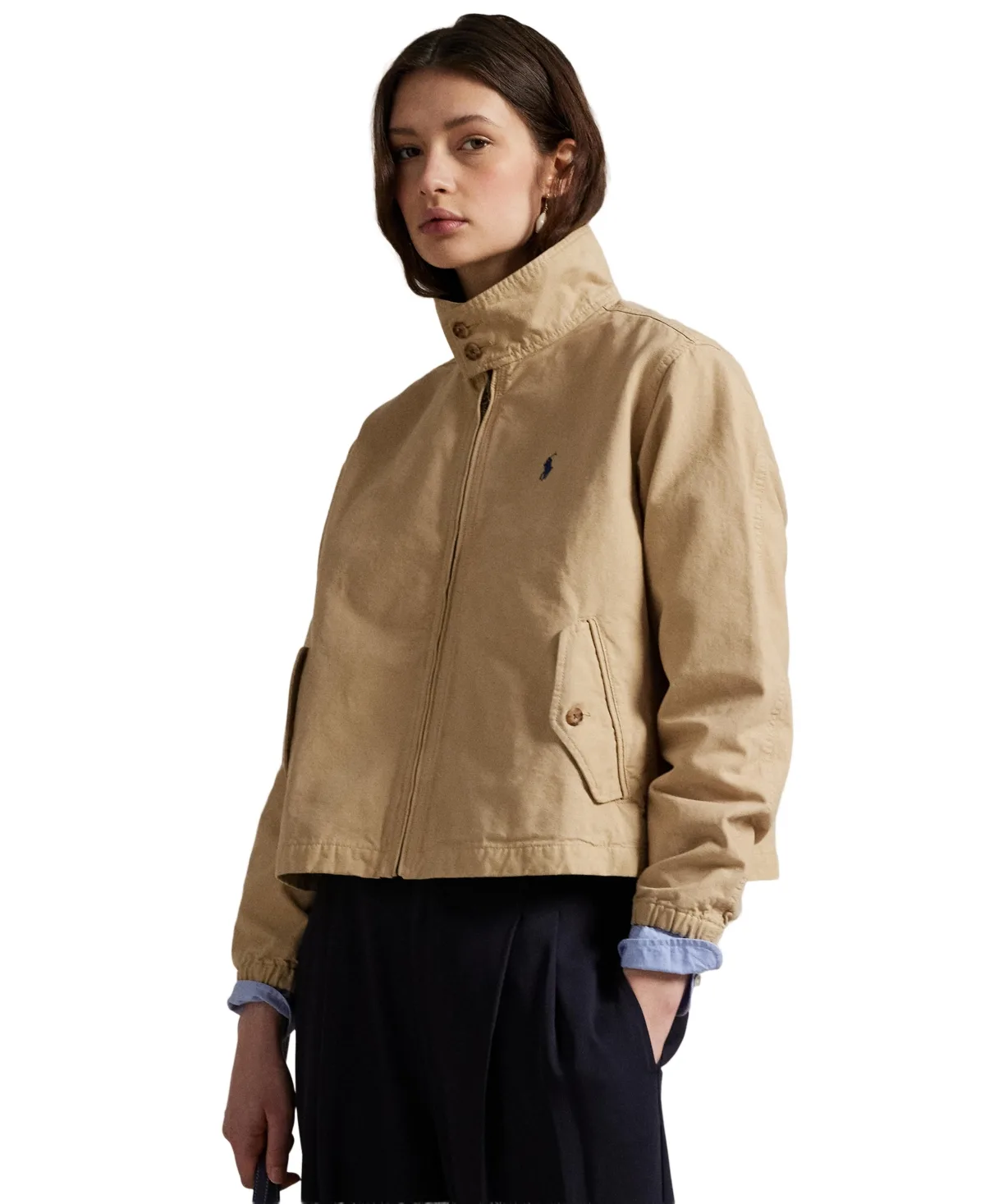 Canvas Stand Collar Jacket by Polo Ralph Lauren