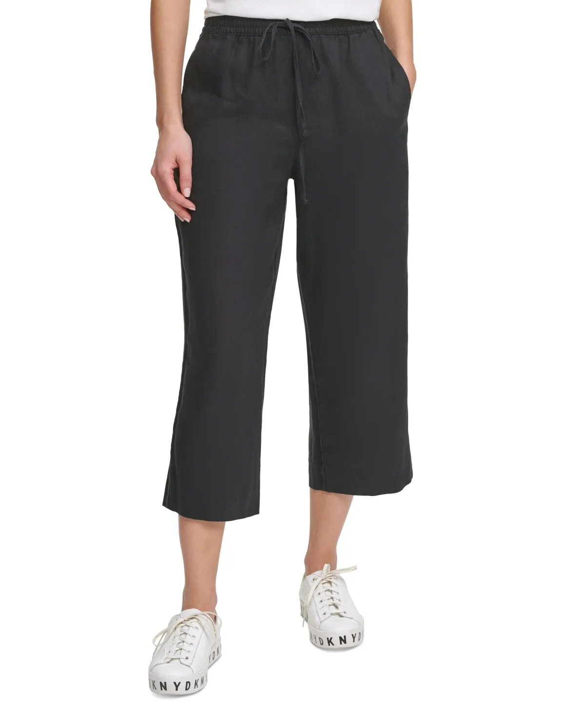 Pull-On Wide-Leg Pants by Dkny