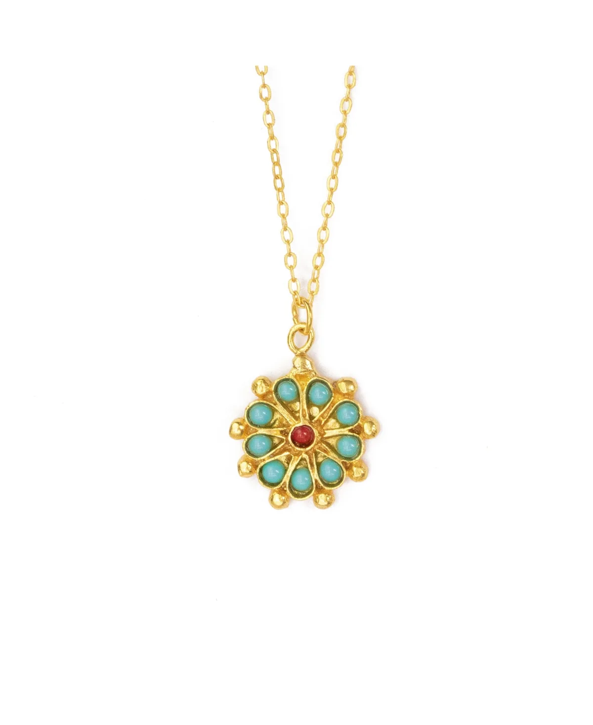 Beaded Pendant Necklace by Ottoman Hands