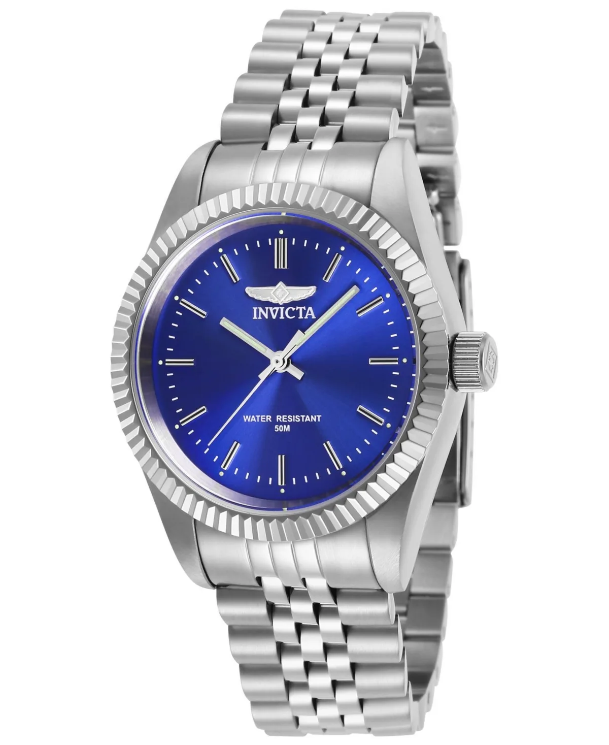 29398 Specialty Quartz 3 Hand Blue Dial Watch by Invicta