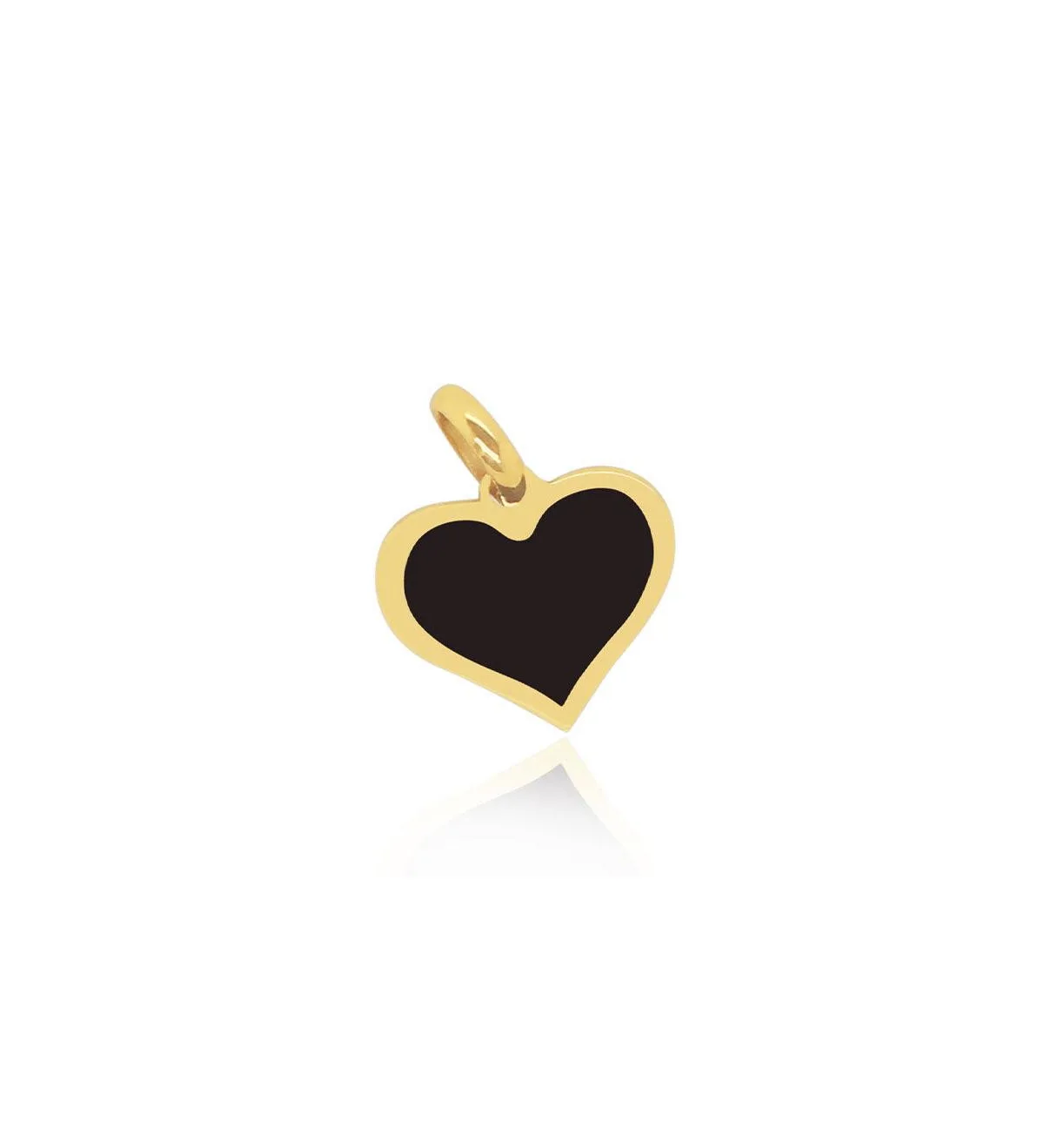 Heart Charm 14K Gold 14 Millimeters by The Lovery