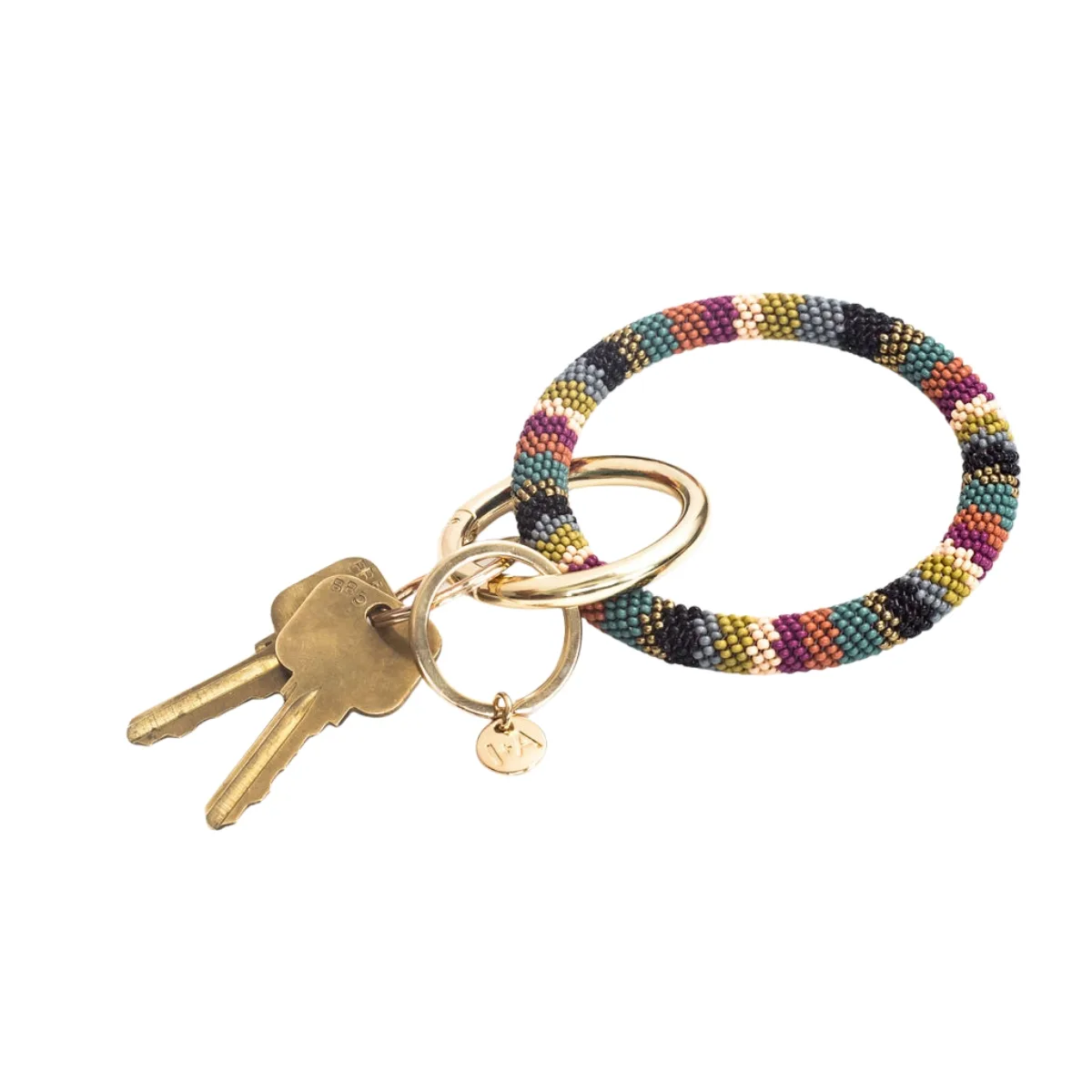 Chloe Beaded Key Ring Bracelet by Ink+alloy