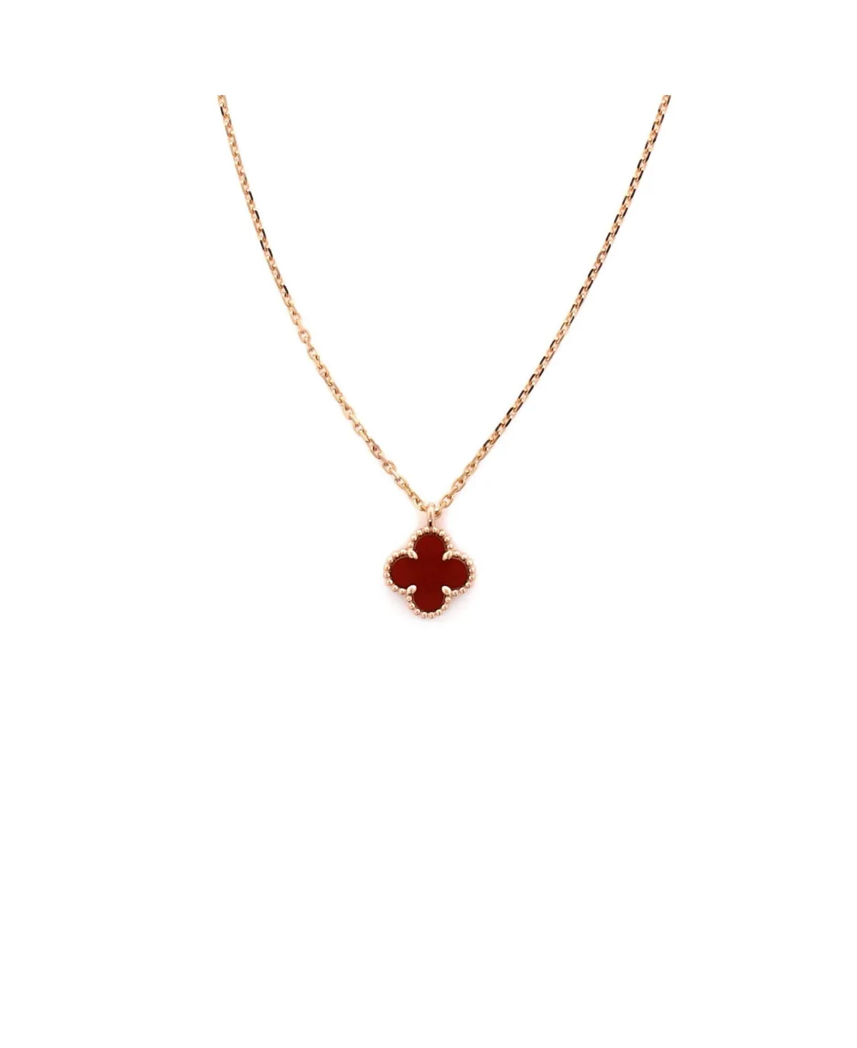 Sweet Alhambra Pendant Necklace by Pre-owned Van Cleef & Arpels