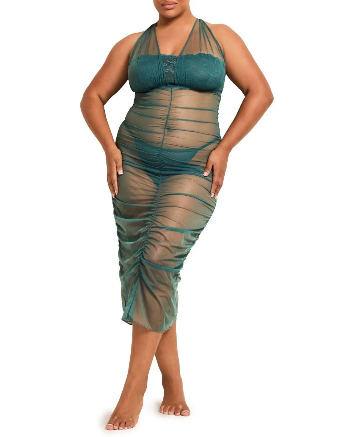 Eave Slip and G-String Set Lingerie by Adore Me