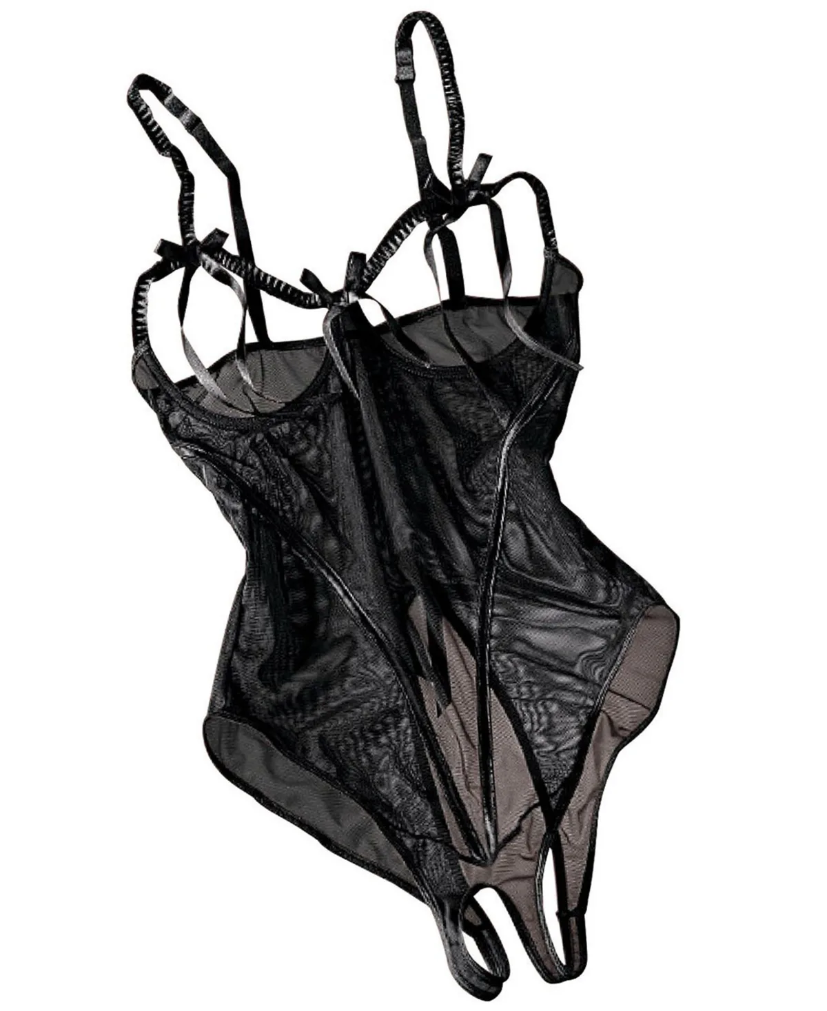 Open Sheer Teddy by Lascana