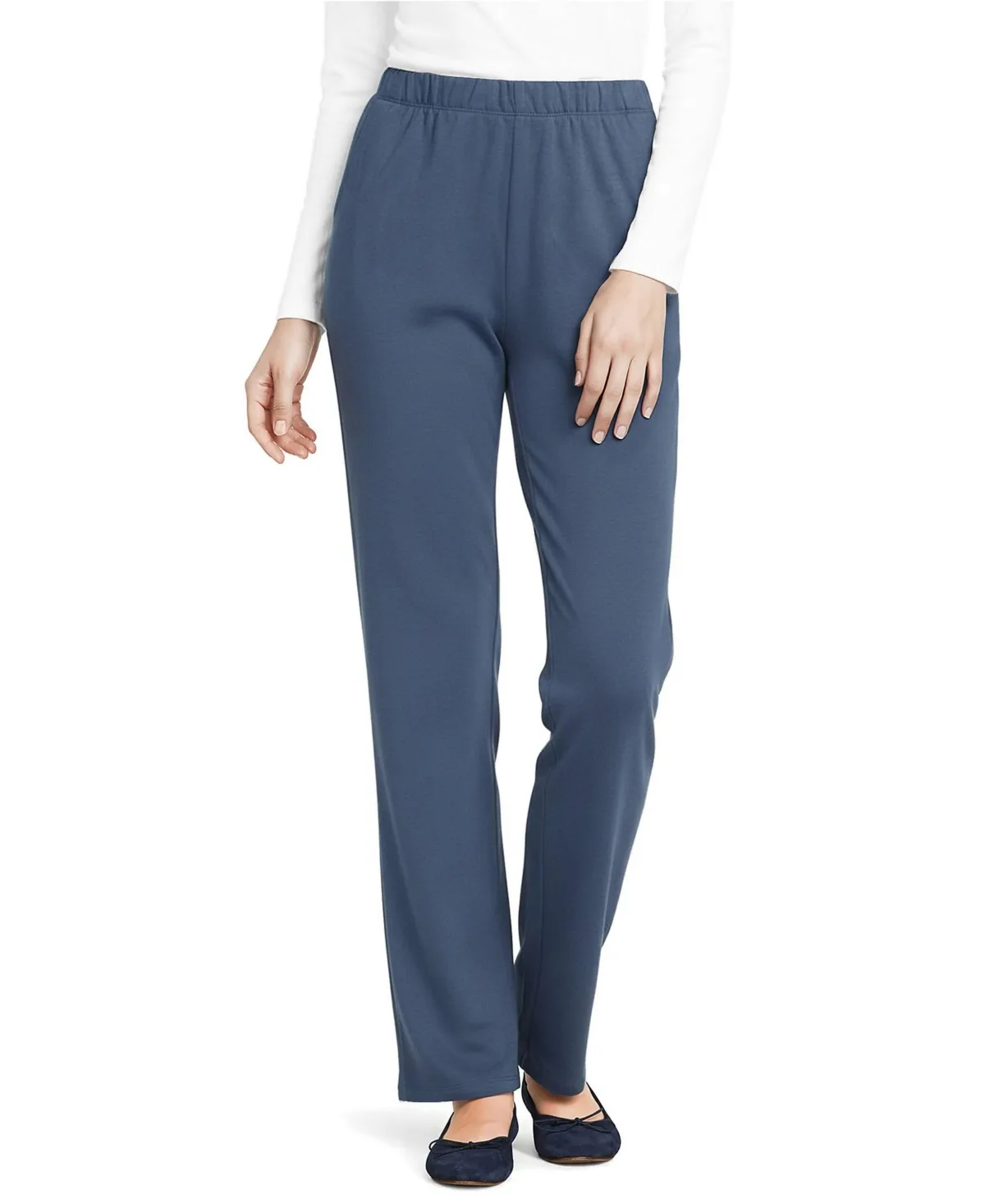 Sport Knit High Rise Pants by Lands' End