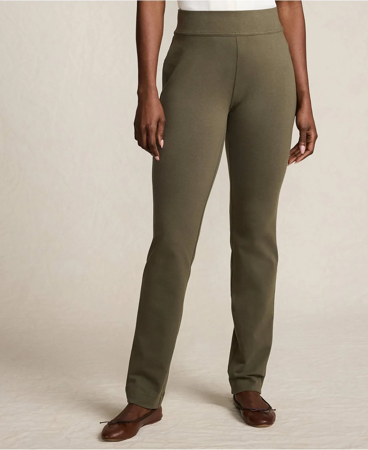 Starfish Mid Rise Slim Leg Pants by Lands' End