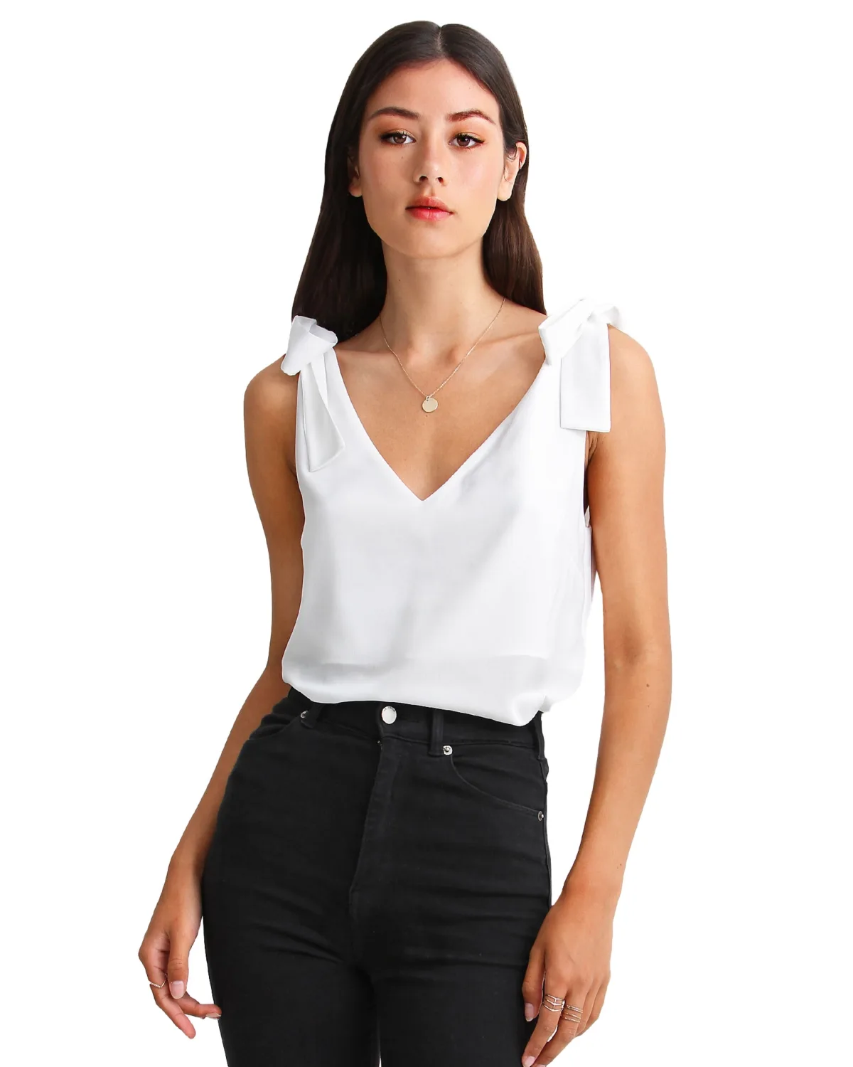 Feel for You V Neck Top by Belle & Bloom