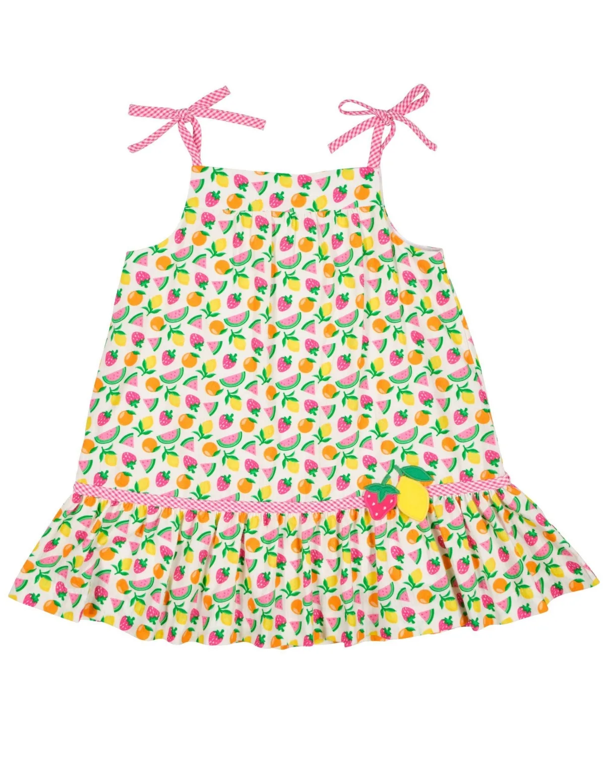 Printed Seersucker Dress with Fruit by Florence Eiseman