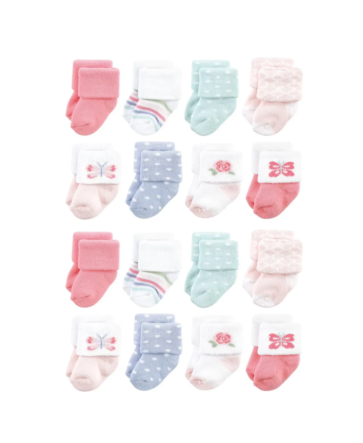 Cotton Rich Newborn and Terry Socks by Hudson Baby