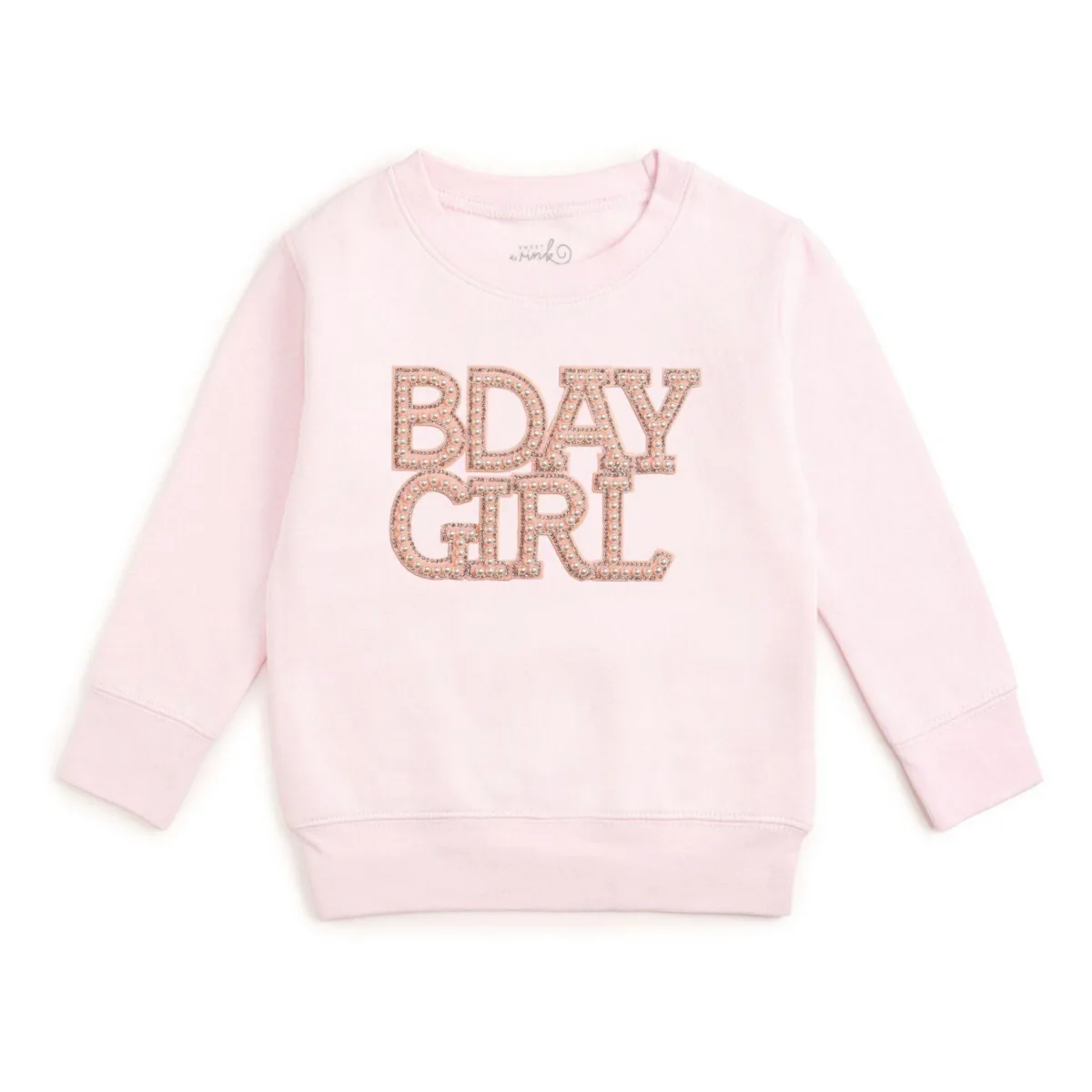 Pearl BDay Girl Patch Sweatshirt by Sweet Wink