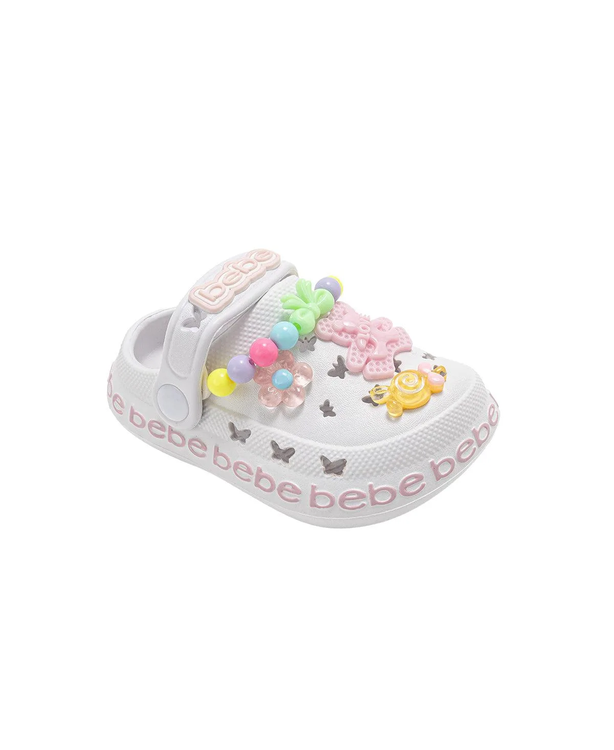 Lightweight Eva Clogs with Bracelet and Charms by Bebe