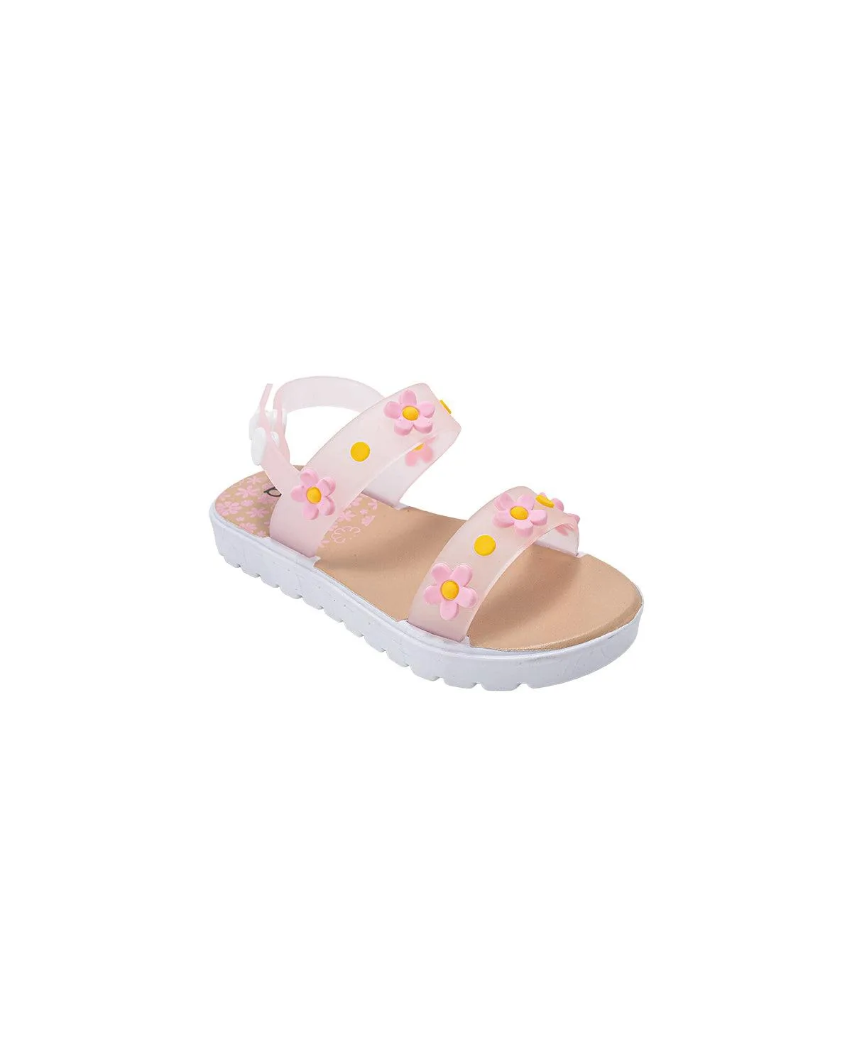 PCU Sandal with Flowers by Bebe