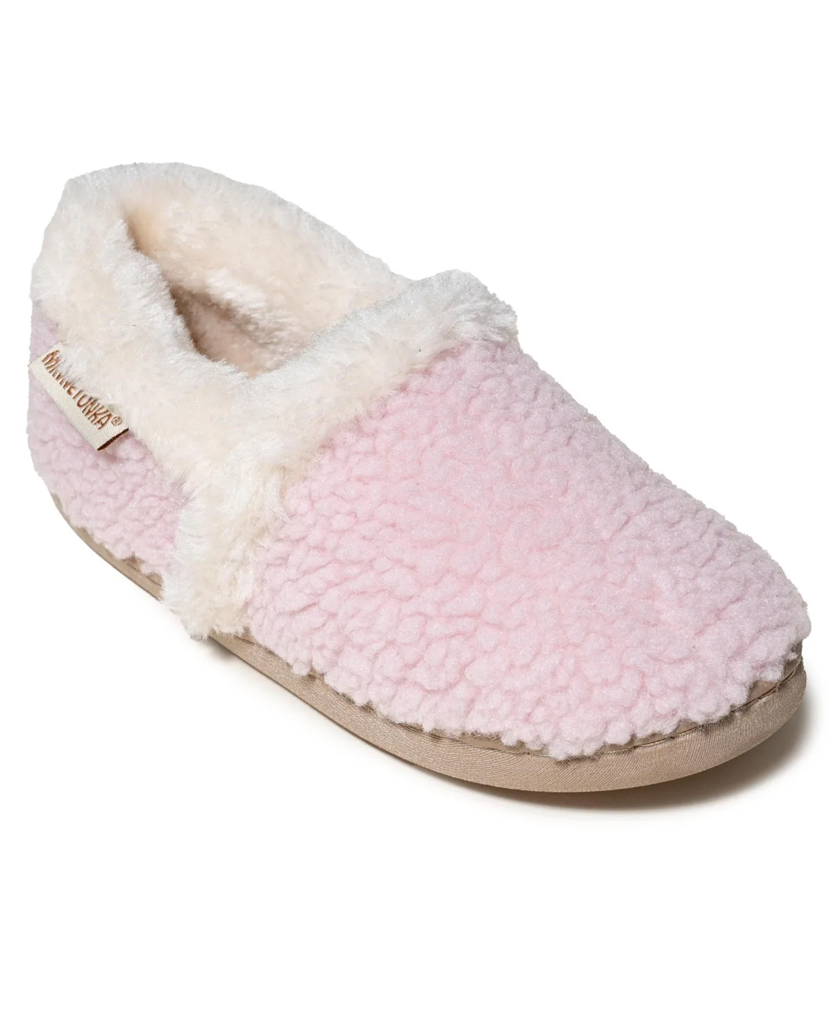 Daina Faux Fur Slippers by Minnetonka