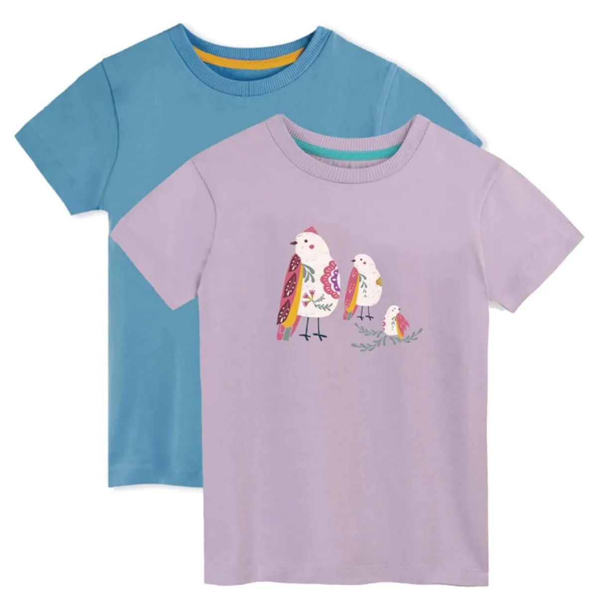 Organic Cotton Short Sleeve Graphic T-Shirt 2-Pack by Mightly
