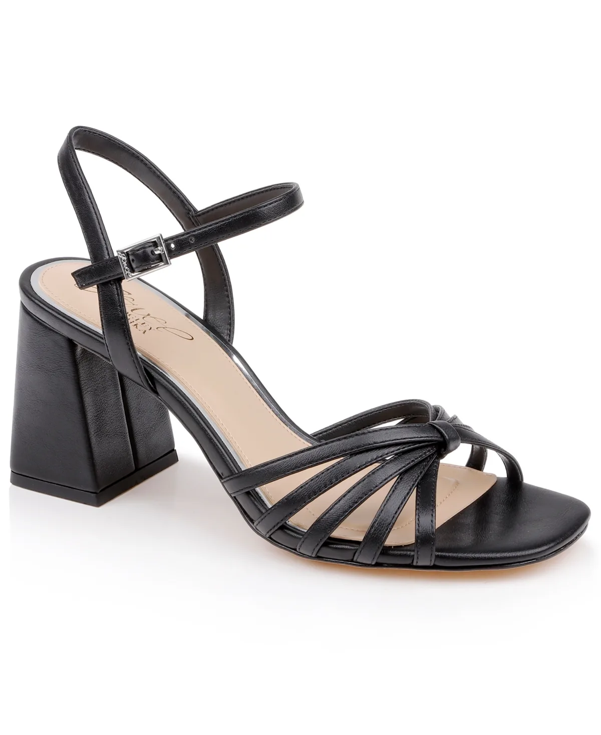 Patience Block Heel Dress Sandals by Jewel Badgley Mischka
