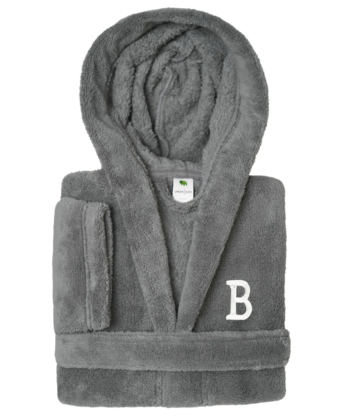 Bookman Personalized Super Plush Hooded Bathrobe by Linum Home
