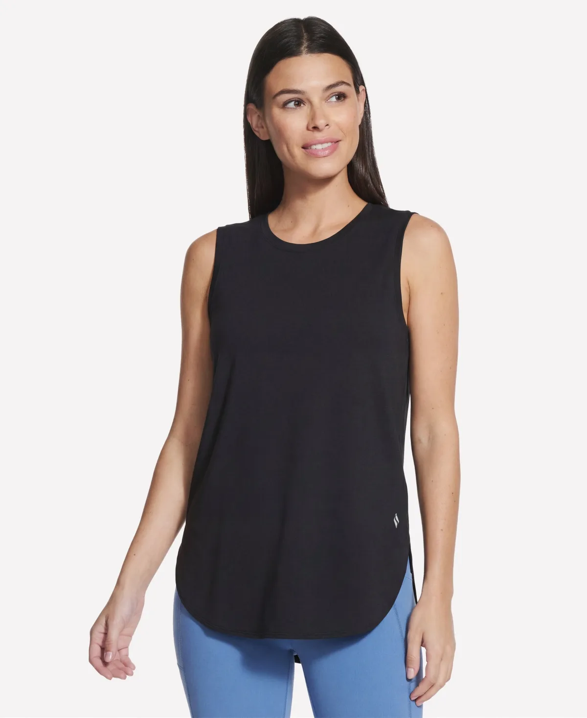 GoDri Swift Crewneck Tunic Tank Top by Skechers