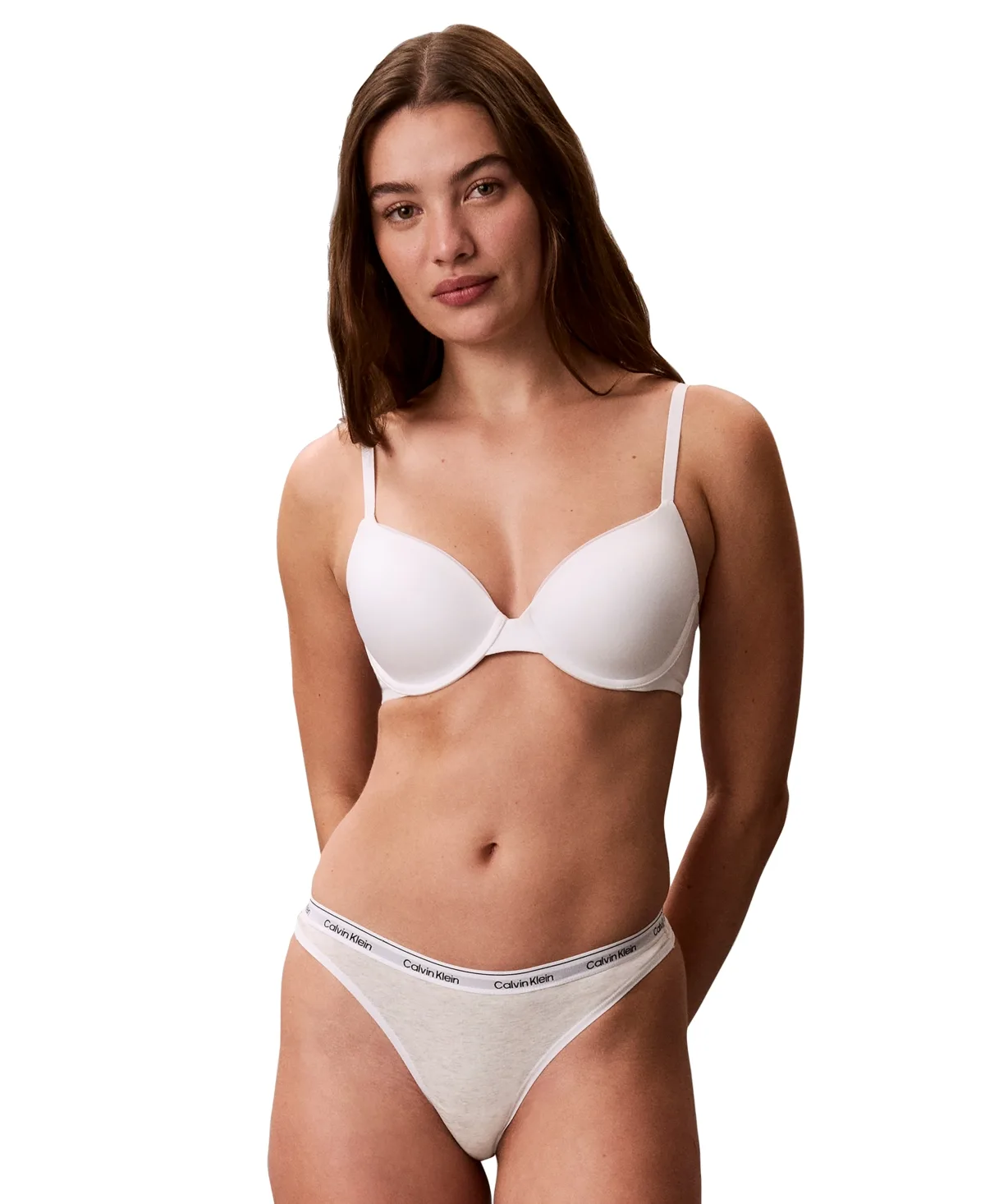 Modern Logo Thong Underwear by Calvin Klein